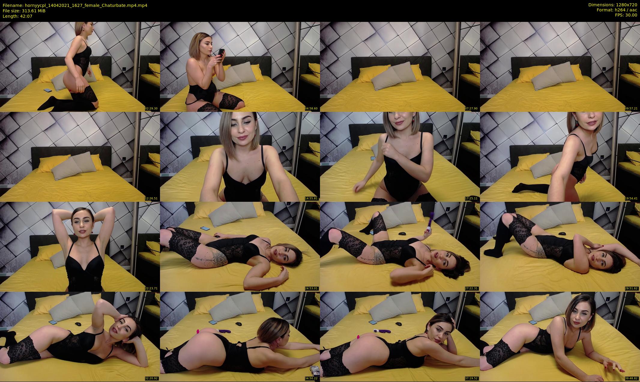 hornyycpl — 43 minute Chaturbate couple cam show recording, 720p, Apr 14, 2021