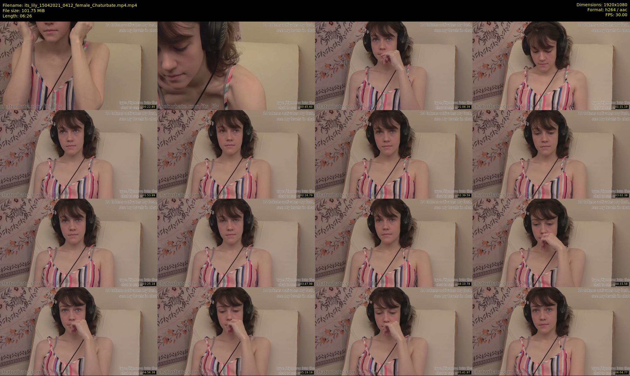 its_lily — 7 minute Chaturbate female cam show recording, 1080p, Apr 15, 2021