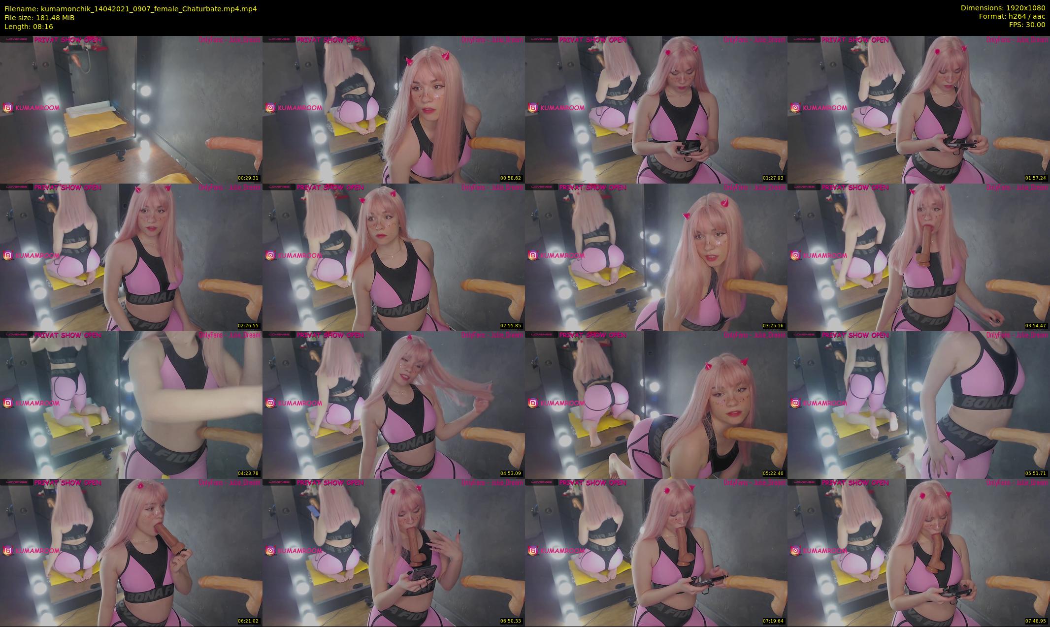 kumamonchik — 9 minute Chaturbate couple cam show recording, 1080p, Apr 14, 2021
