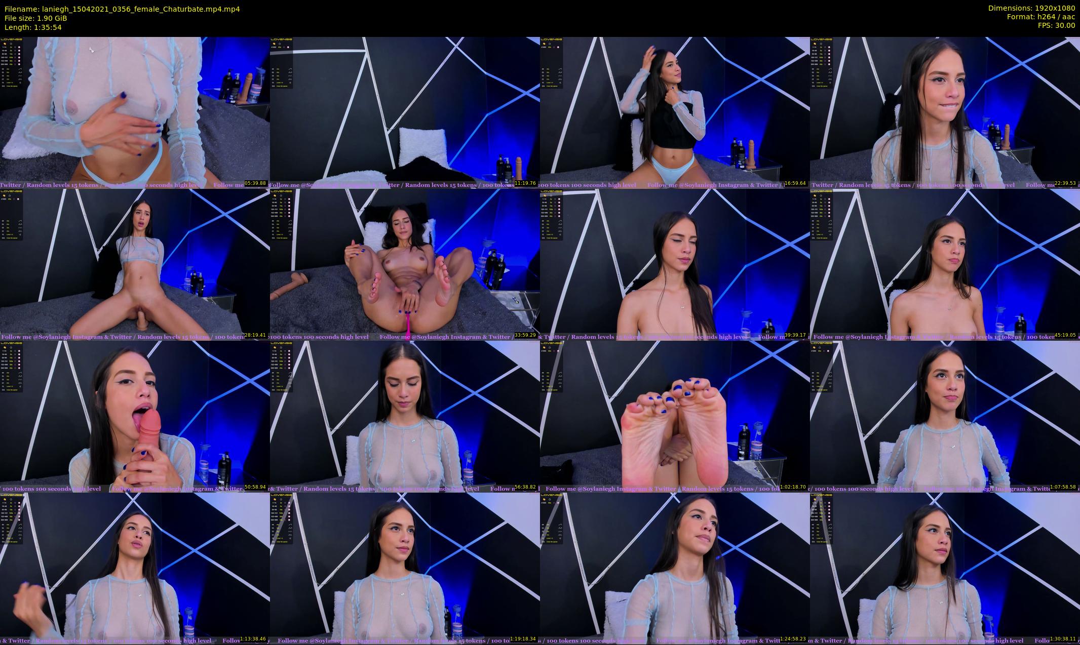laniegh — 96 minute Chaturbate female cam show recording, 1080p, Apr 15, 2021