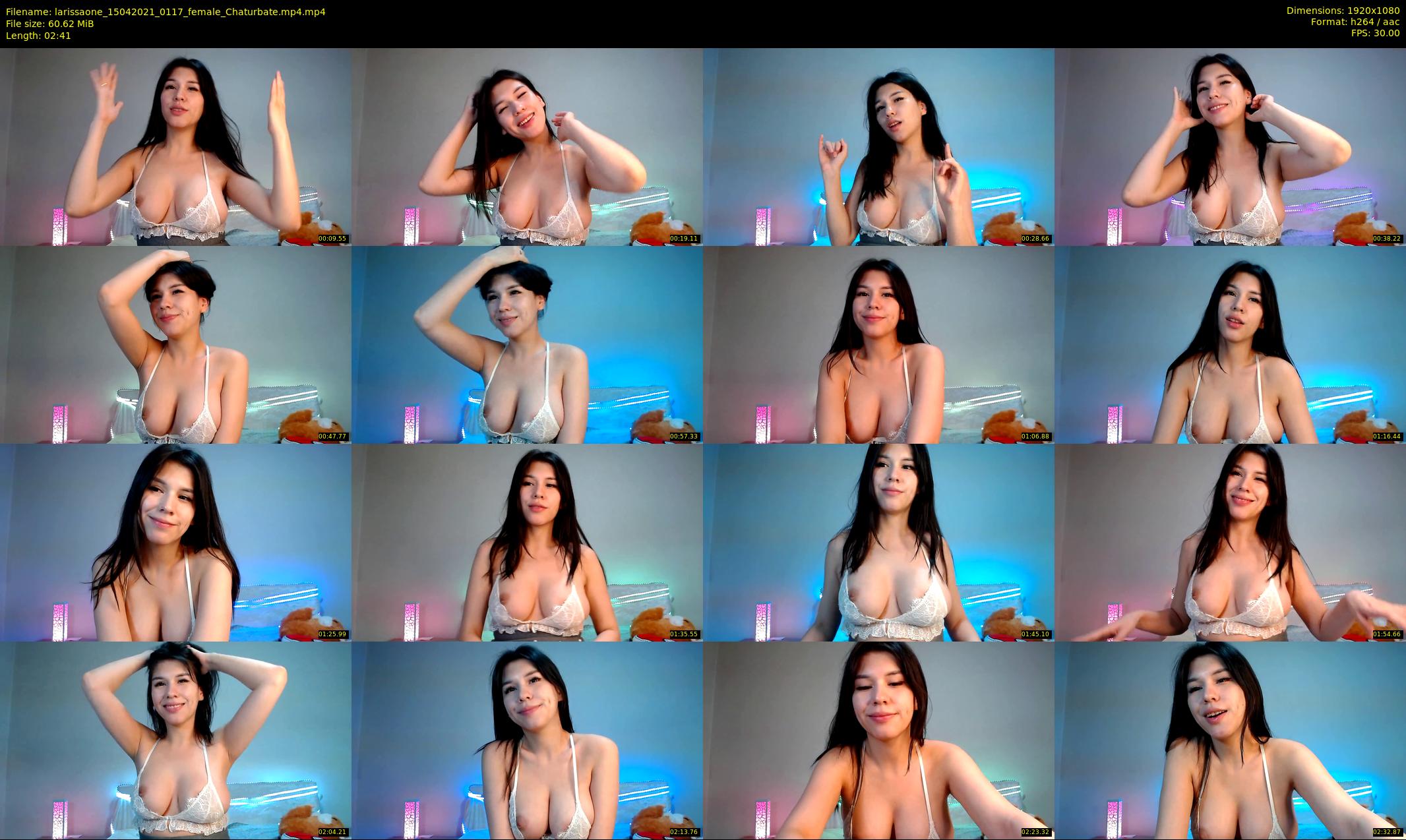 larissaone — 3 minute Chaturbate female cam show recording, 1080p, Apr 15, 2021