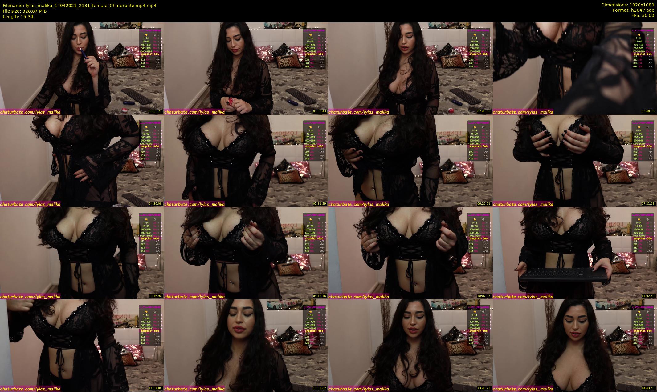 lylas_malika — 16 minute Chaturbate female cam show recording, 1080p, Apr 14, 2021