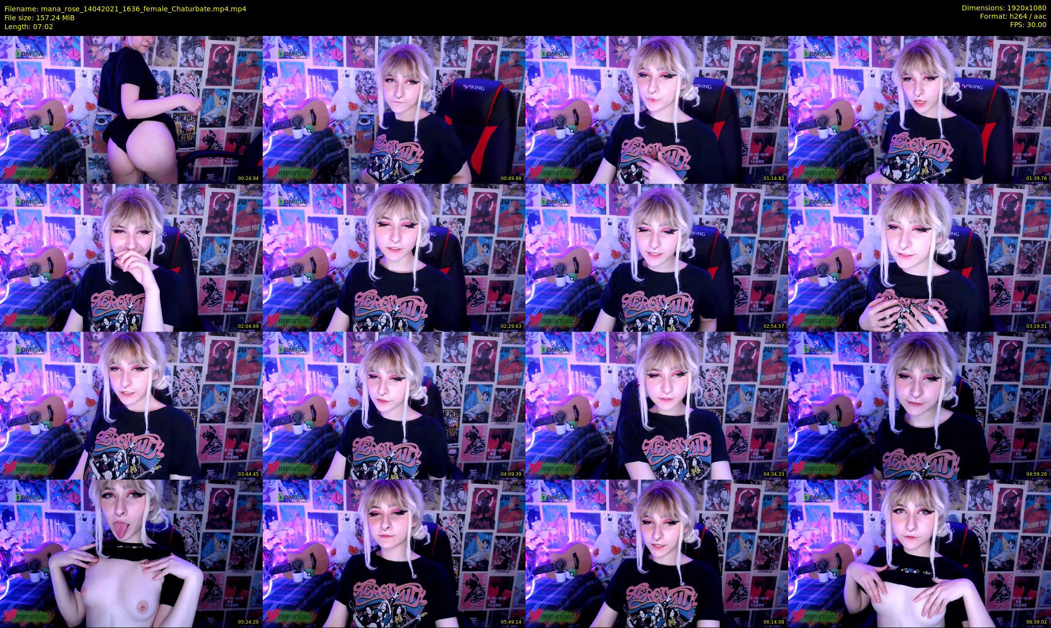 mana_rose — 8 minute Chaturbate female cam show recording, 1080p, Apr 14, 2021