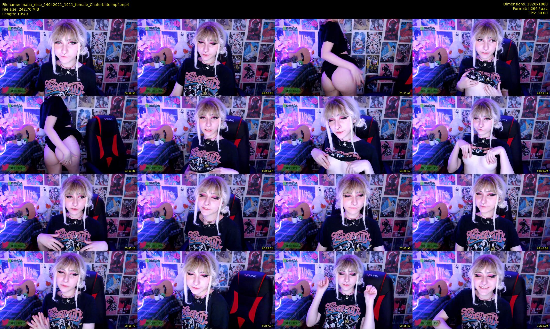mana_rose — 11 minute Chaturbate female cam show recording, 1080p, Apr 14, 2021