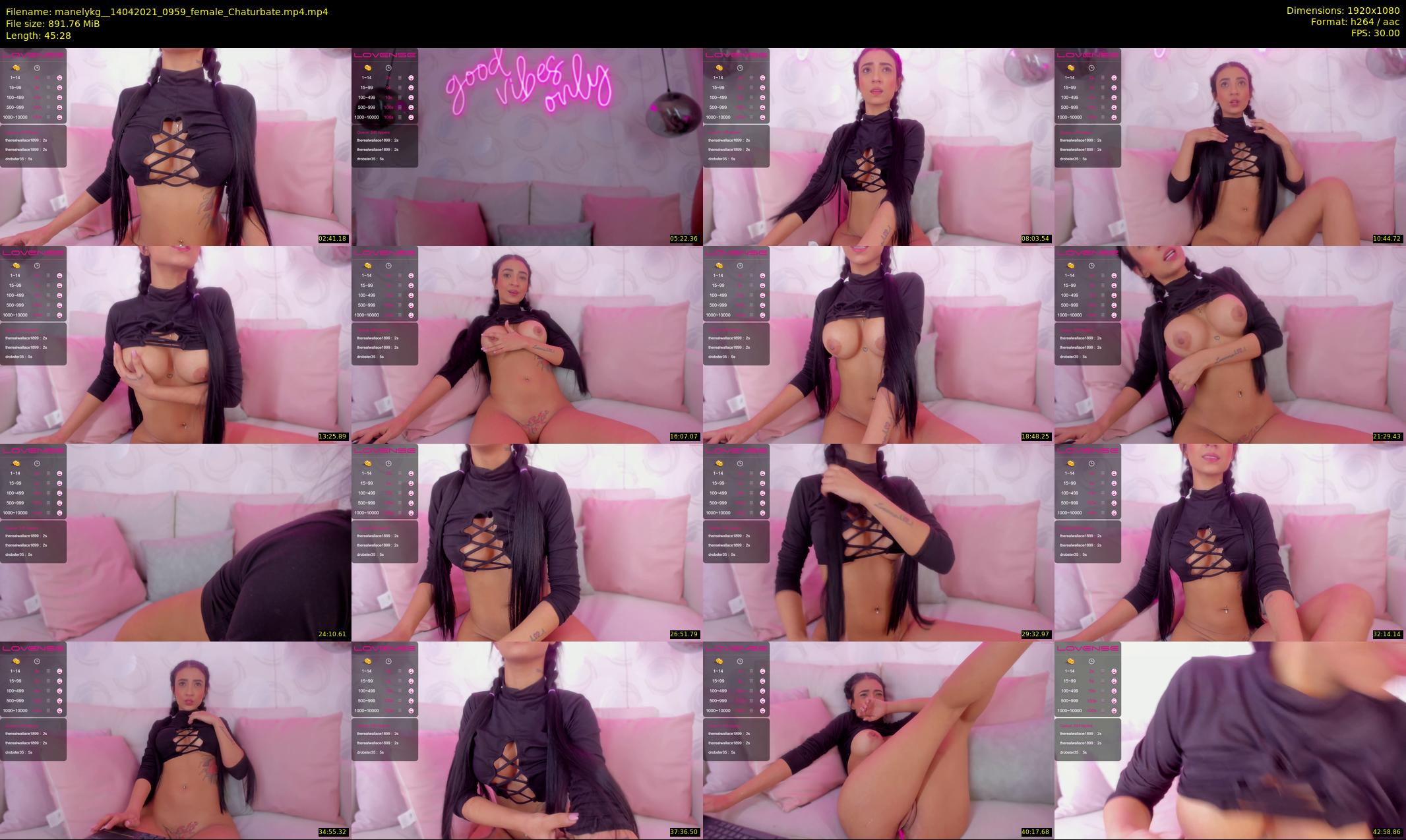 manelykg_ — 46 minute Chaturbate female cam show recording, 1080p, Apr 14, 2021