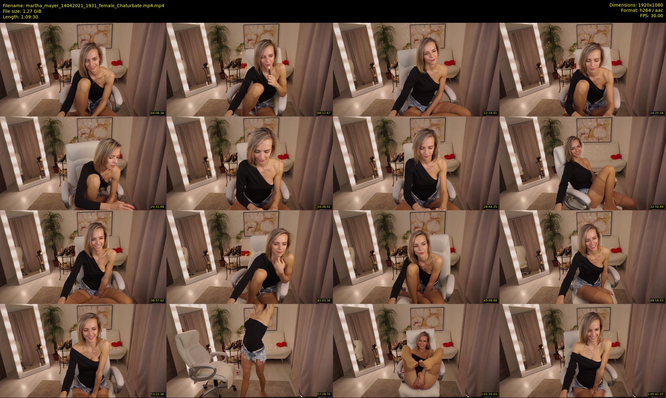 martha_mayer — 70 minute Chaturbate female cam show recording, 1080p, Apr 14, 2021