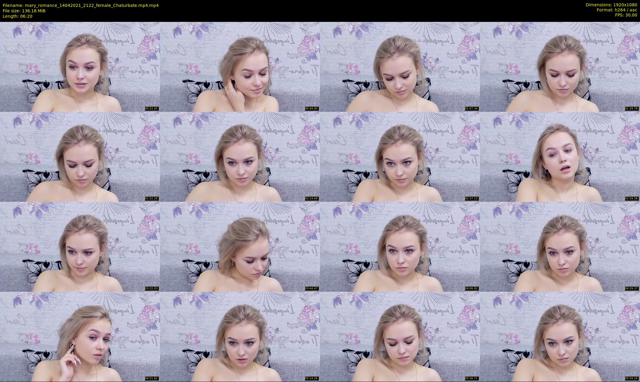 mary_romance — 7 minute Chaturbate female cam show recording, 1080p, Apr 14, 2021