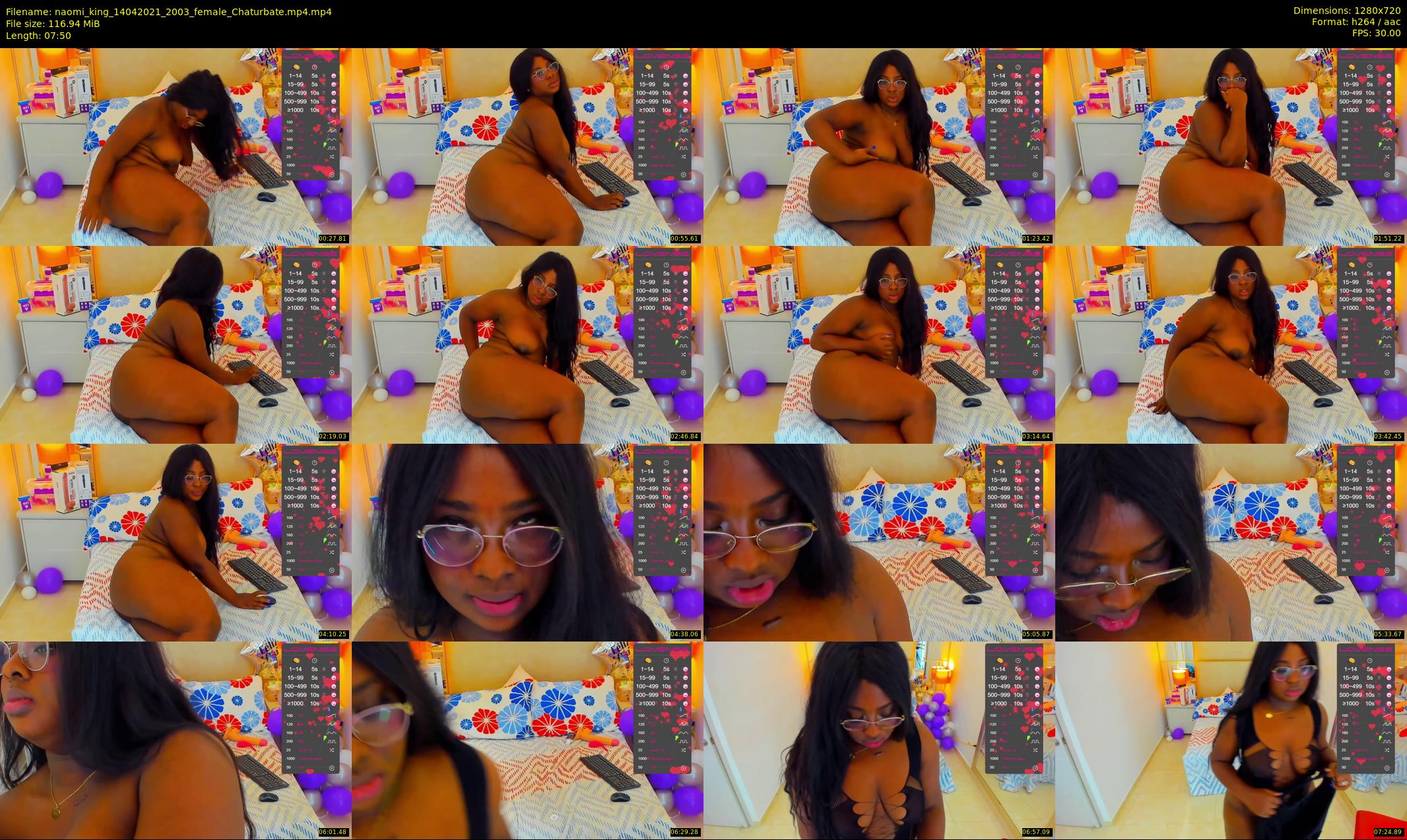 naomi_king — 8 minute Chaturbate female cam show recording, 720p, Apr 14, 2021