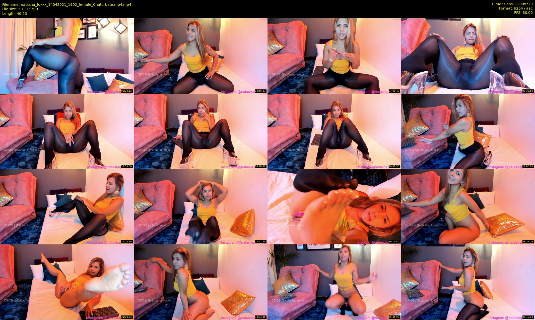 natasha_foxxx — 41 minute Chaturbate female cam show recording, 720p, Apr 14, 2021