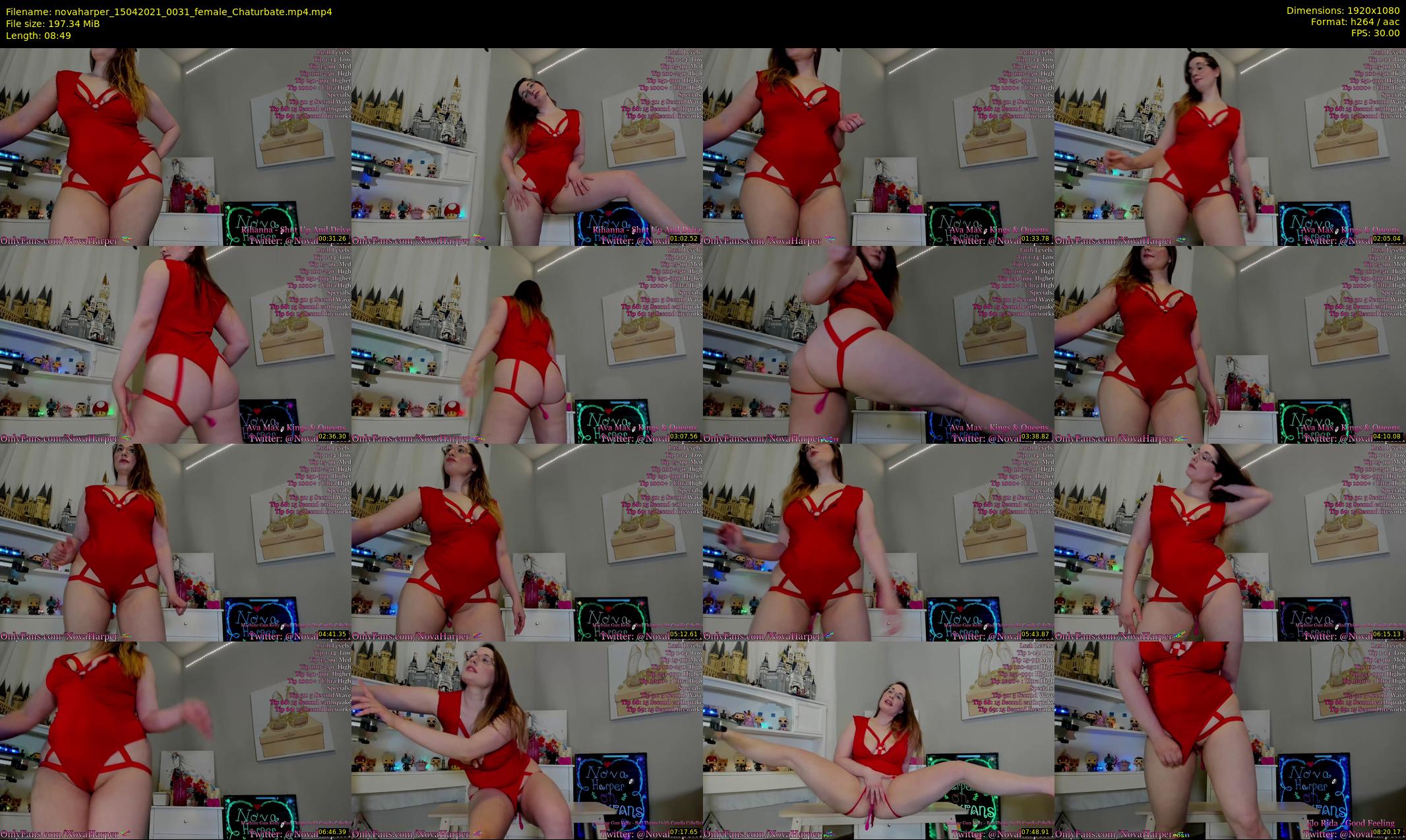 novaharper — 9 minute Chaturbate female cam show recording, 1080p, Apr 15, 2021