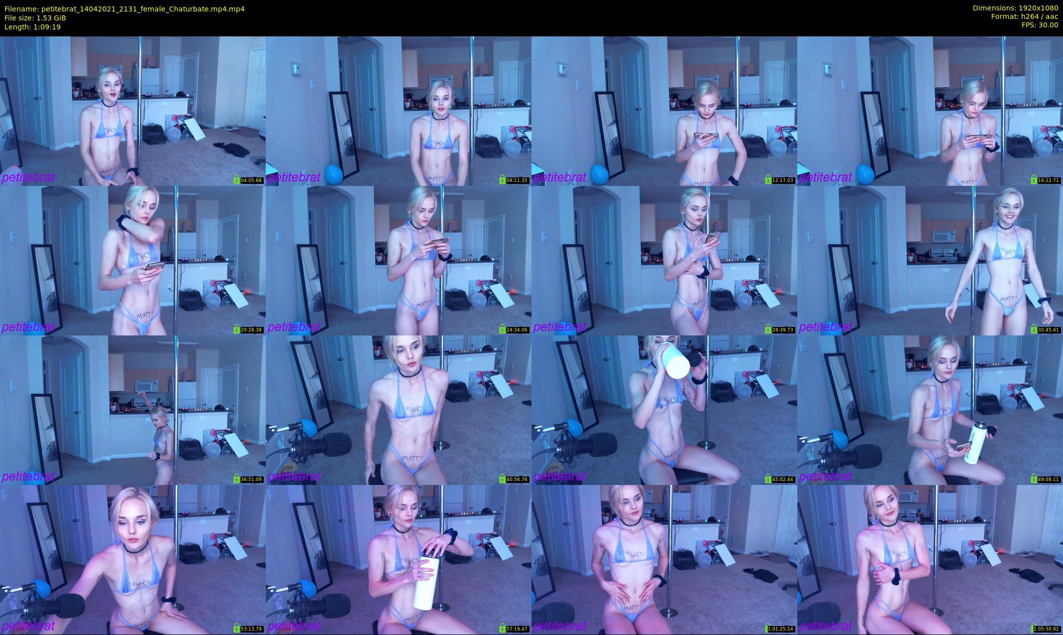 petitebrat — 70 minute Chaturbate female cam show recording, 1080p, Apr 14, 2021