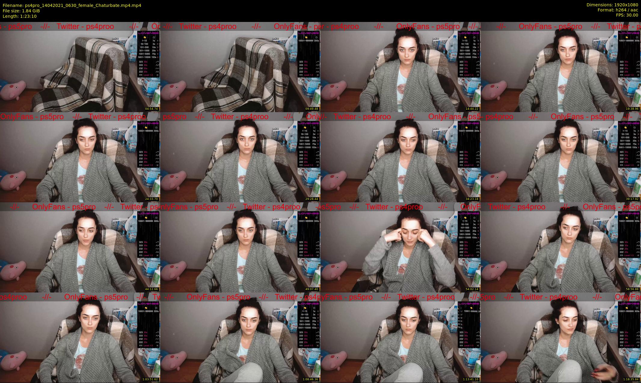 ps4pro — 84 minute Chaturbate female cam show recording, 1080p, Apr 14, 2021