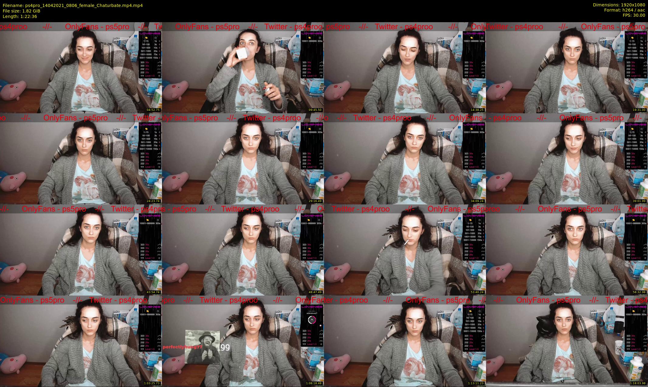 ps4pro — 83 minute Chaturbate female cam show recording, 1080p, Apr 14, 2021