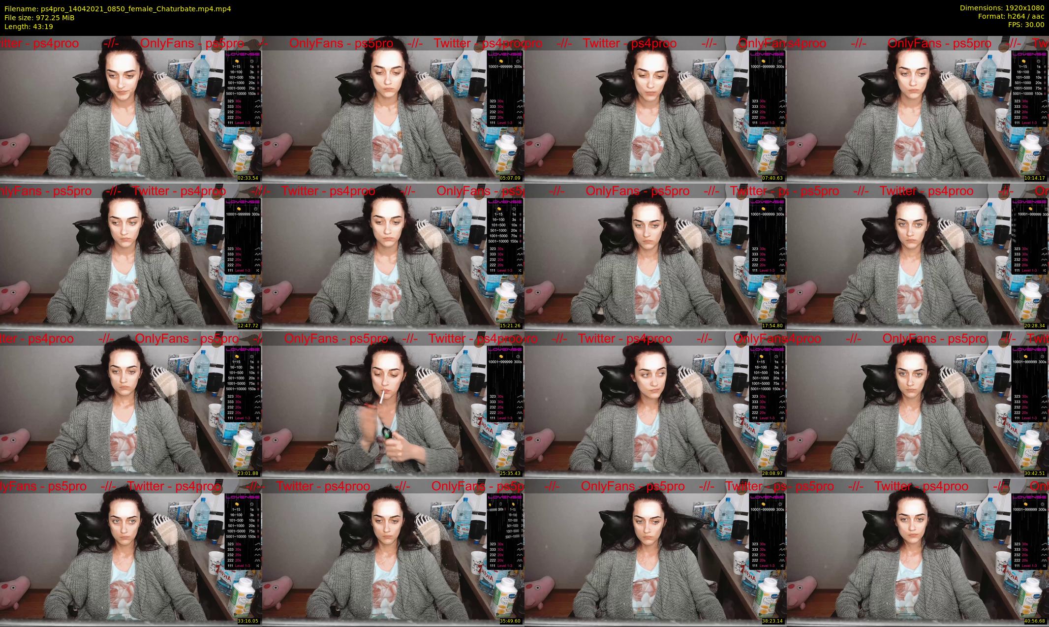ps4pro — 44 minute Chaturbate female cam show recording, 1080p, Apr 14, 2021