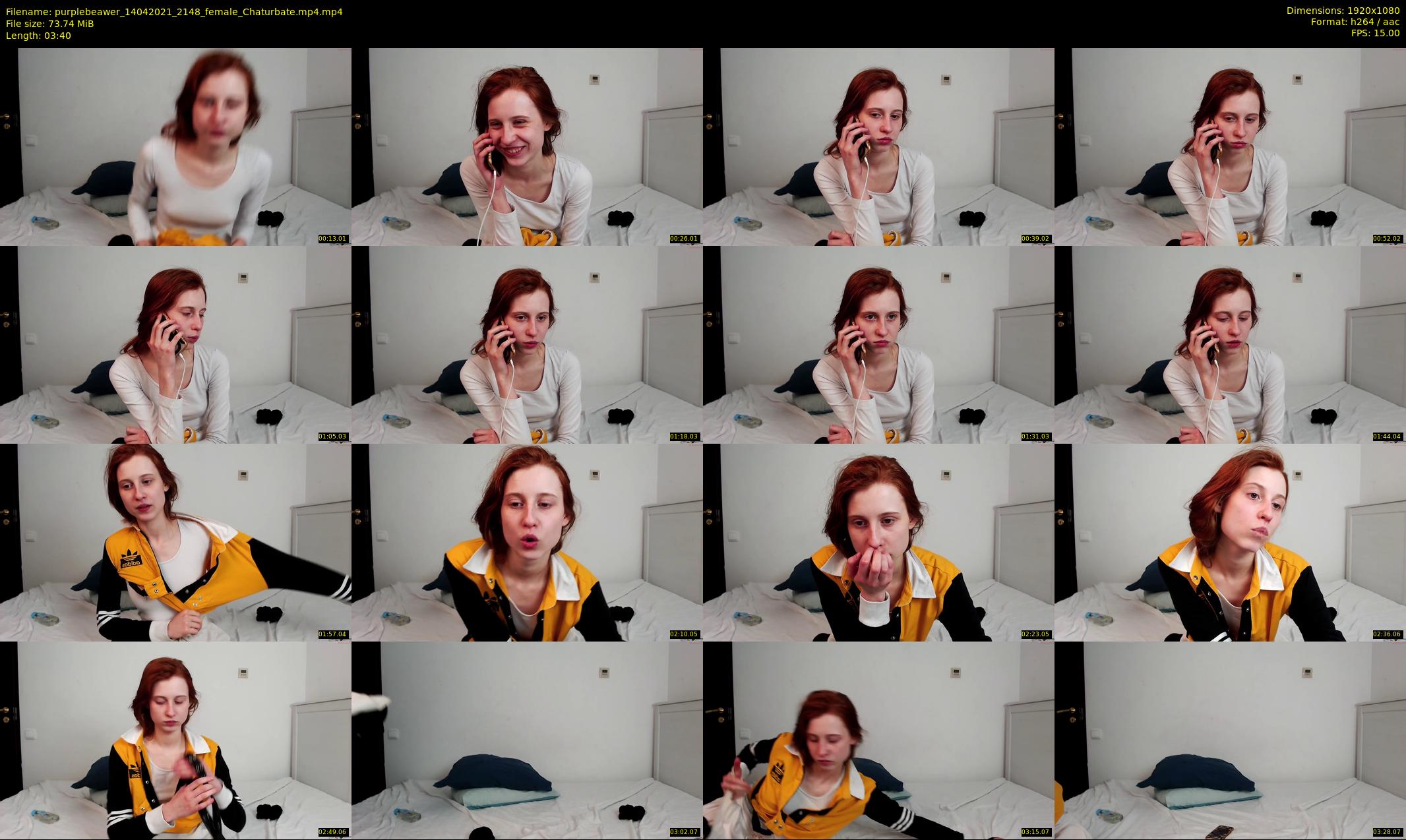 purplebeawer — 4 minute Chaturbate female cam show recording, 1080p, Apr 14, 2021