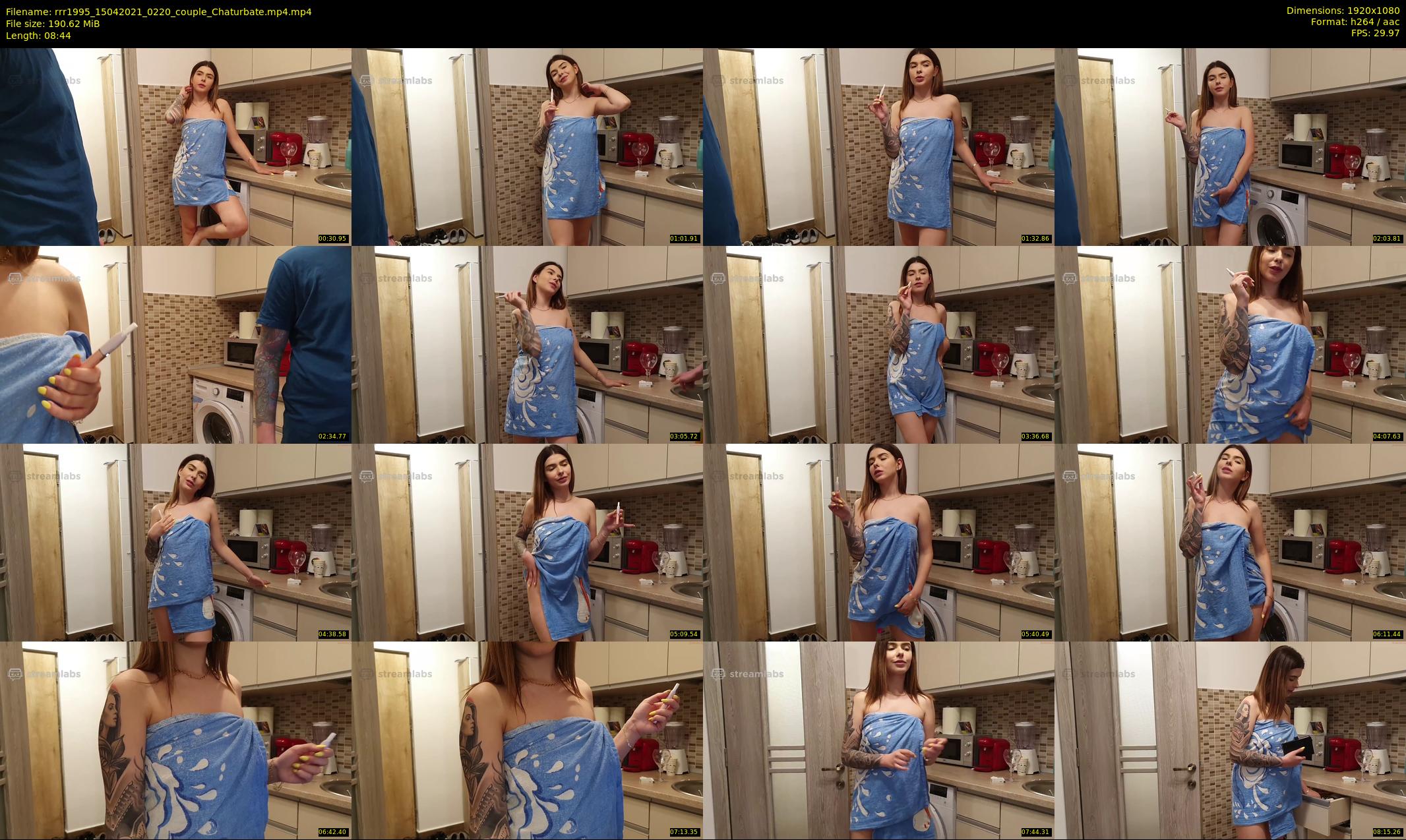 rrr1995 — 9 minute Chaturbate couple cam show recording, 1080p, Apr 15, 2021