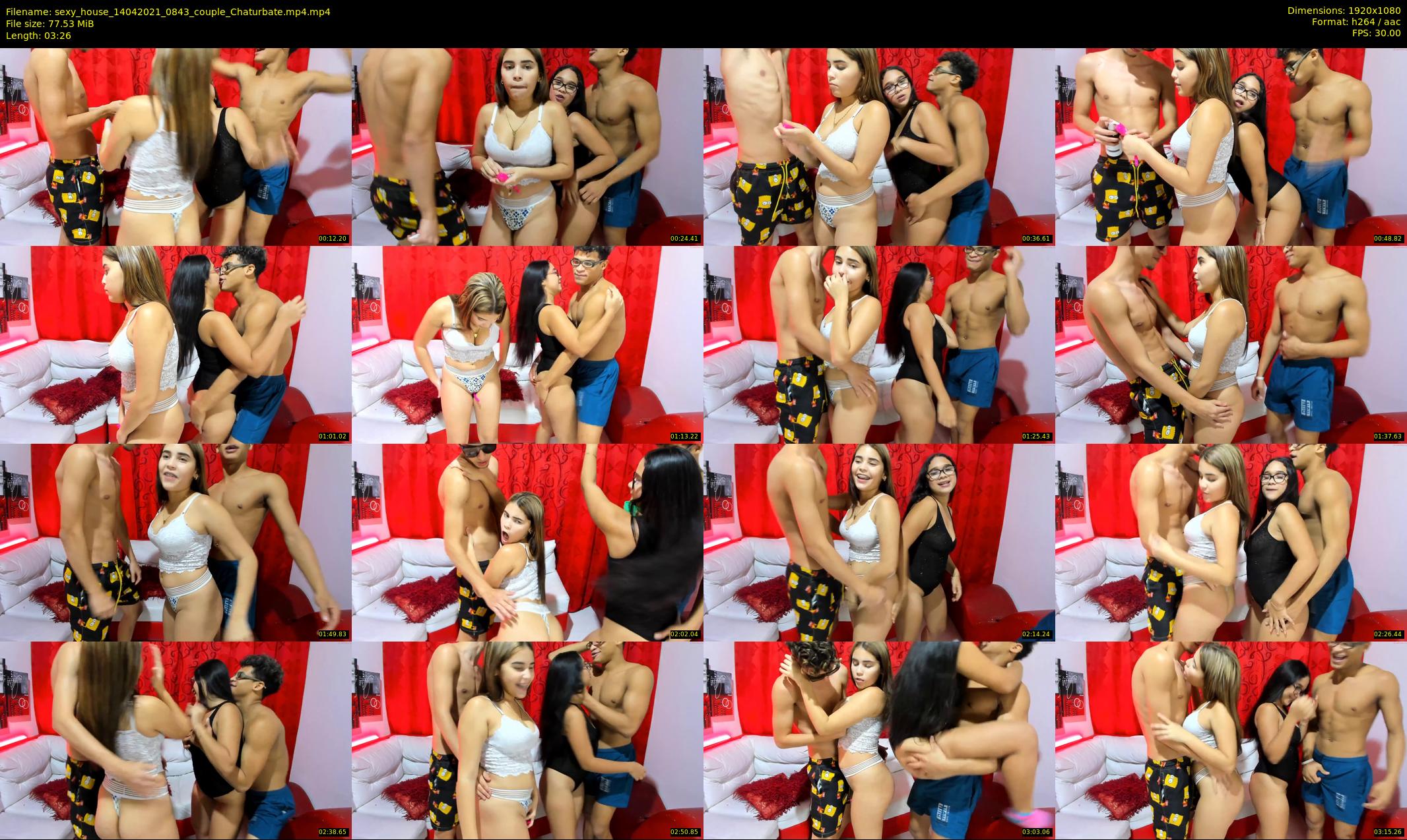 sexy_house — 4 minute Chaturbate couple cam show recording, 1080p, Apr 14, 2021