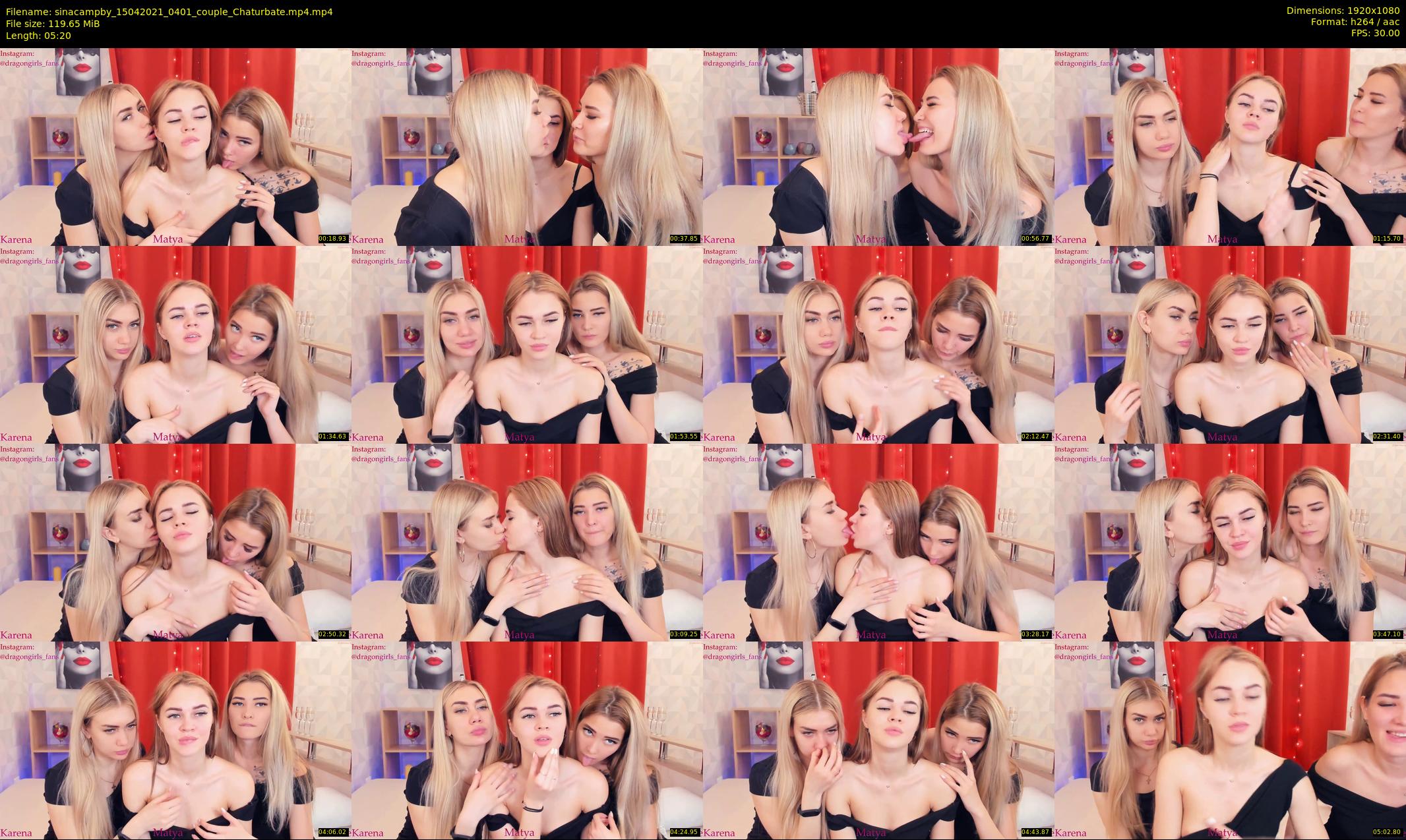 sinacampby — 6 minute Chaturbate couple cam show recording, 1080p, Apr 15, 2021