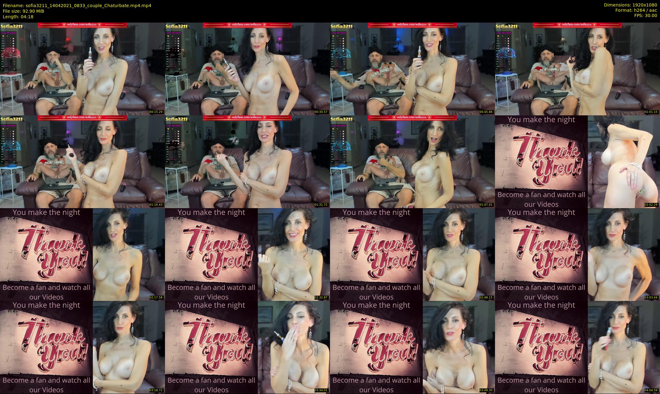 sofia3211 — 5 minute Chaturbate couple cam show recording, 1080p, Apr 14, 2021