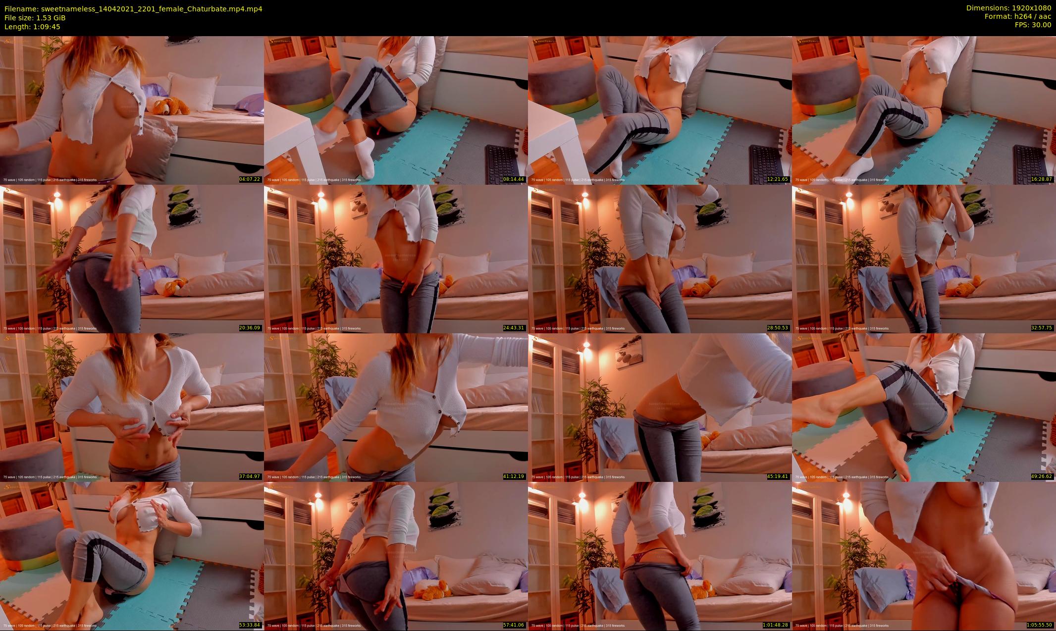sweetnameless — 70 minute Chaturbate couple cam show recording, 1080p, Apr 14, 2021