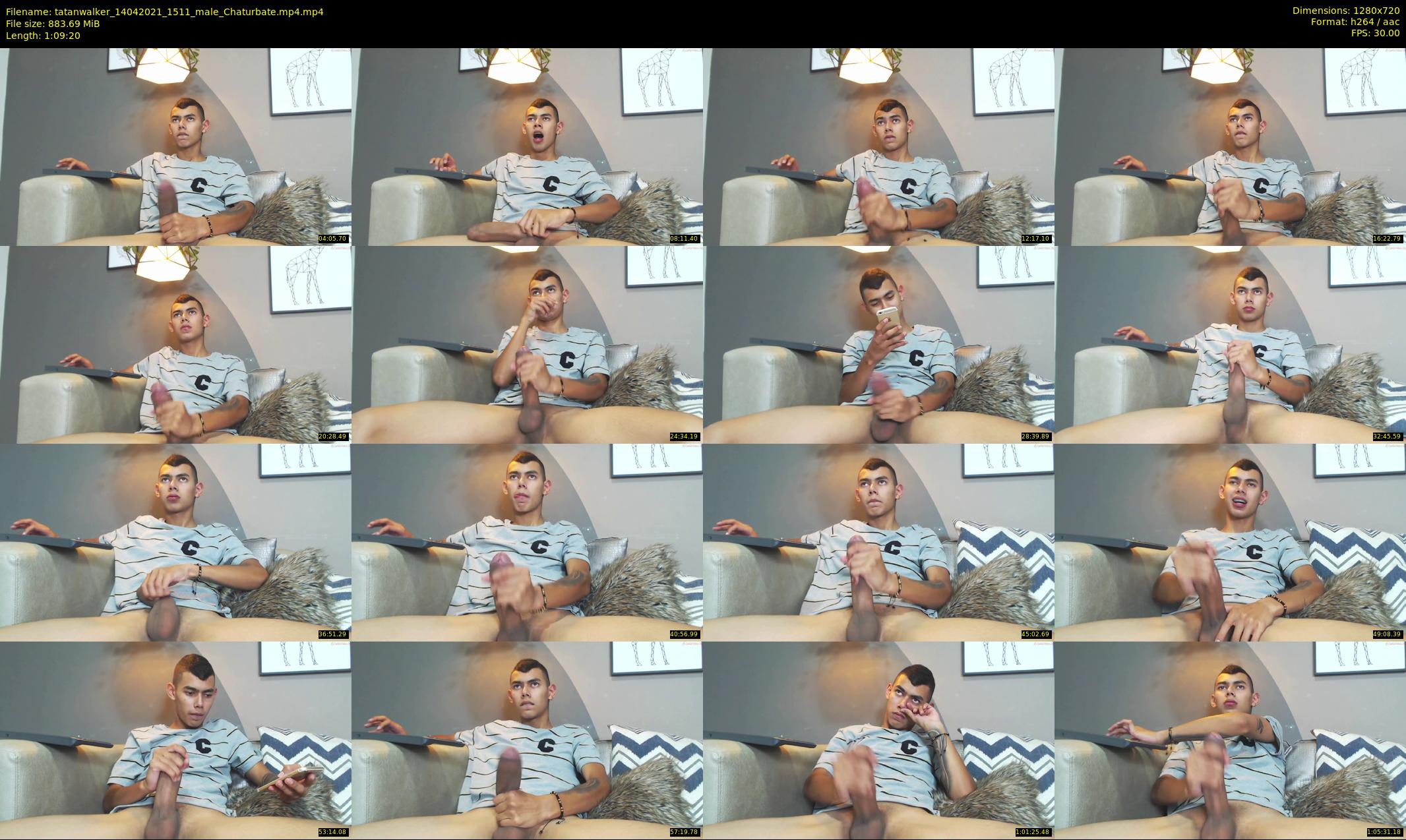 tatanwalker — 70 minute Chaturbate male cam show recording, 720p, Apr 14, 2021
