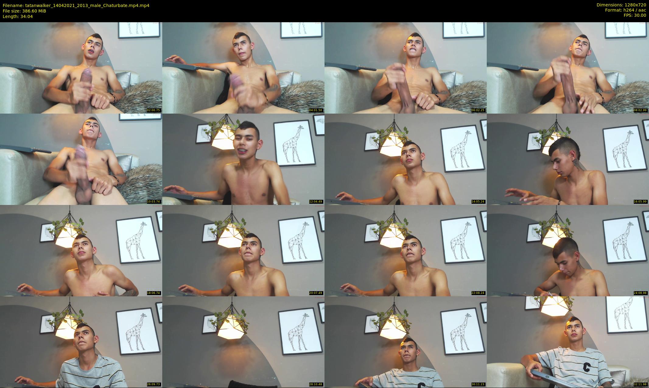 tatanwalker — 35 minute Chaturbate male cam show recording, 720p, Apr 14, 2021