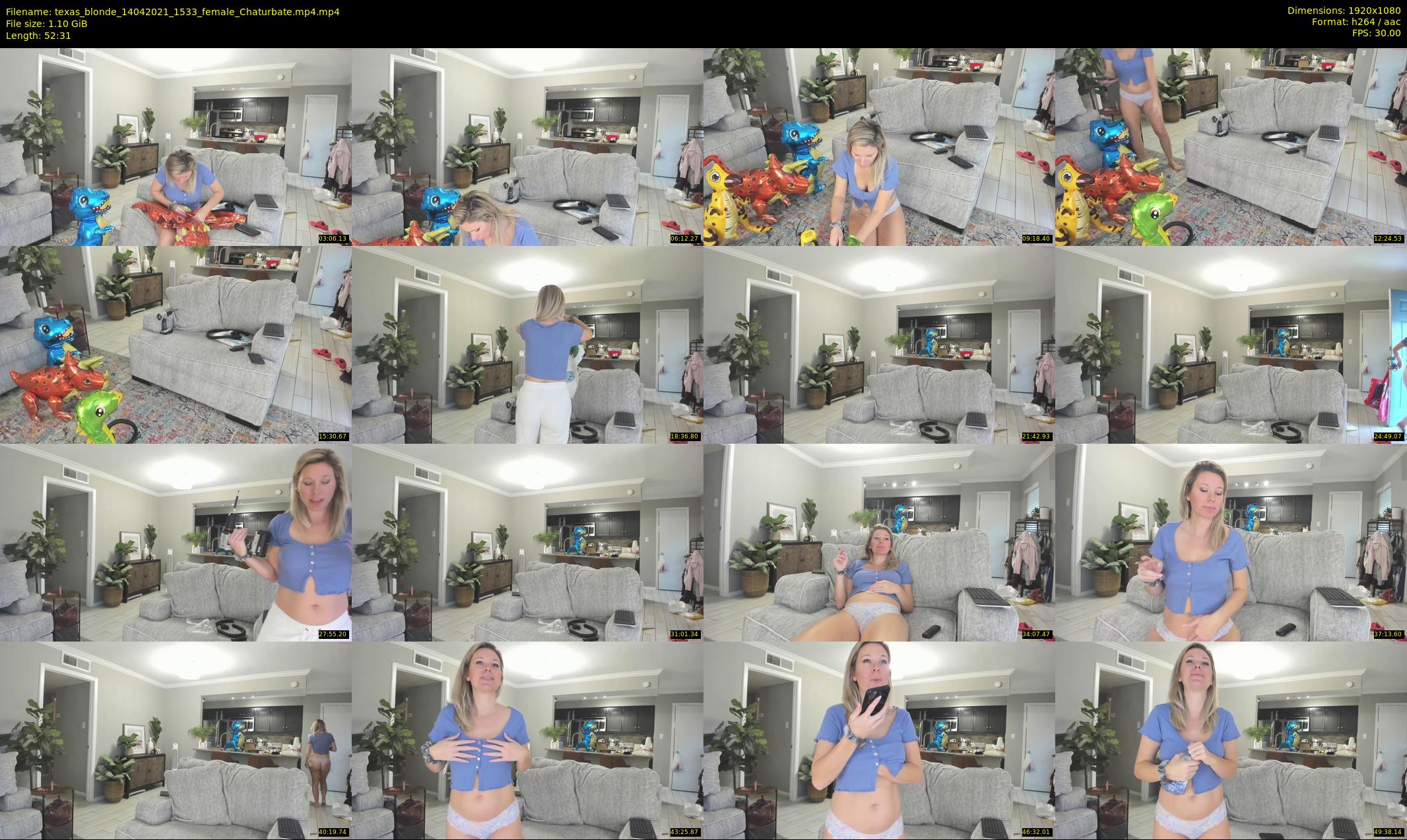 texas_blonde — 53 minute Chaturbate female cam show recording, 1080p, Apr 14, 2021