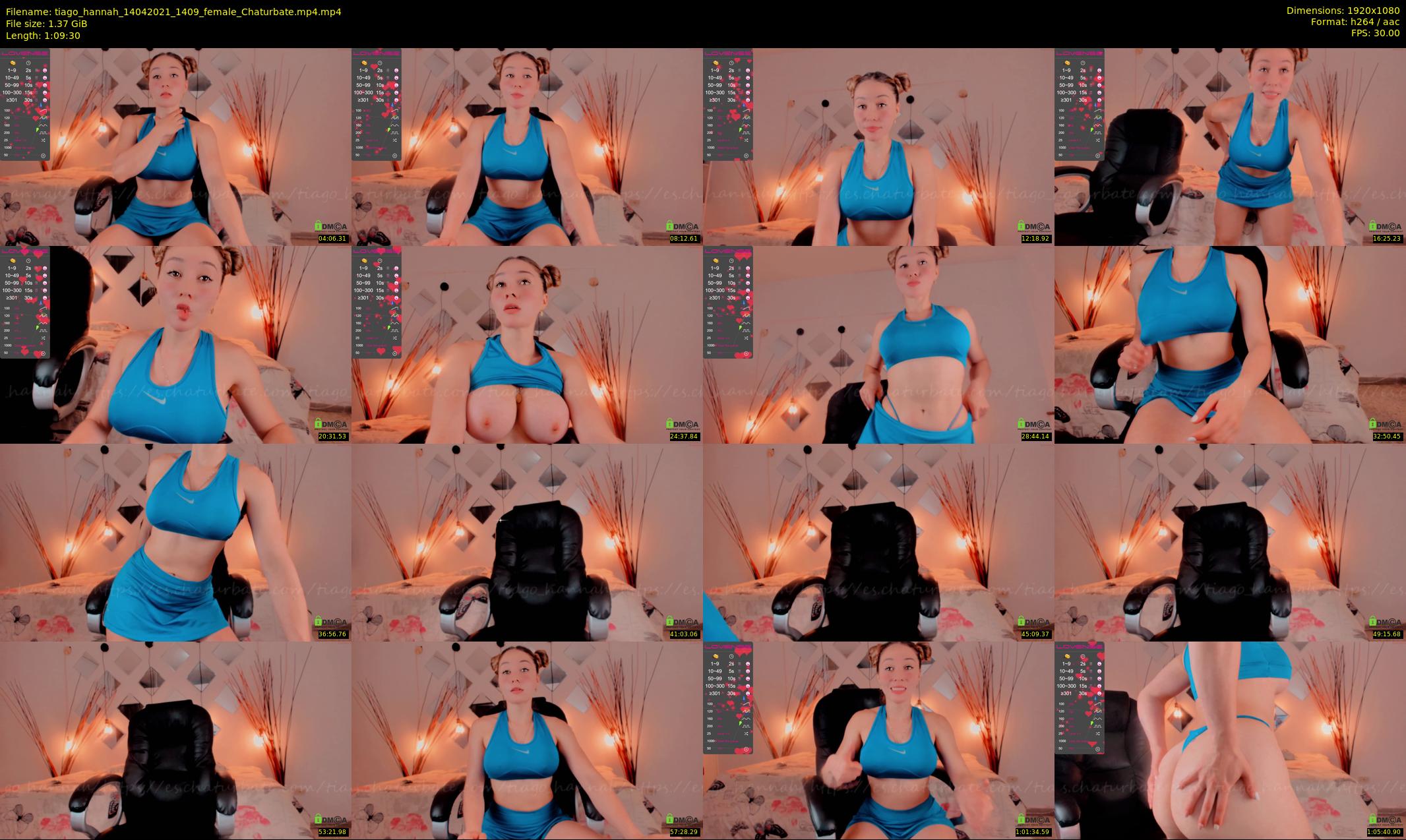 tiago_hannah — 70 minute Chaturbate couple cam show recording, 1080p, Apr 14, 2021