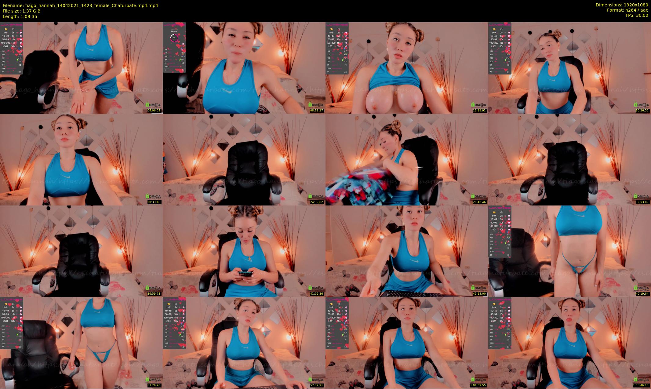 tiago_hannah — 70 minute Chaturbate couple cam show recording, 1080p, Apr 14, 2021