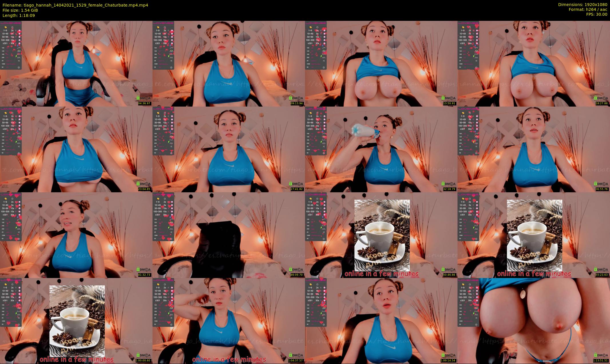 tiago_hannah — 79 minute Chaturbate couple cam show recording, 1080p, Apr 14, 2021