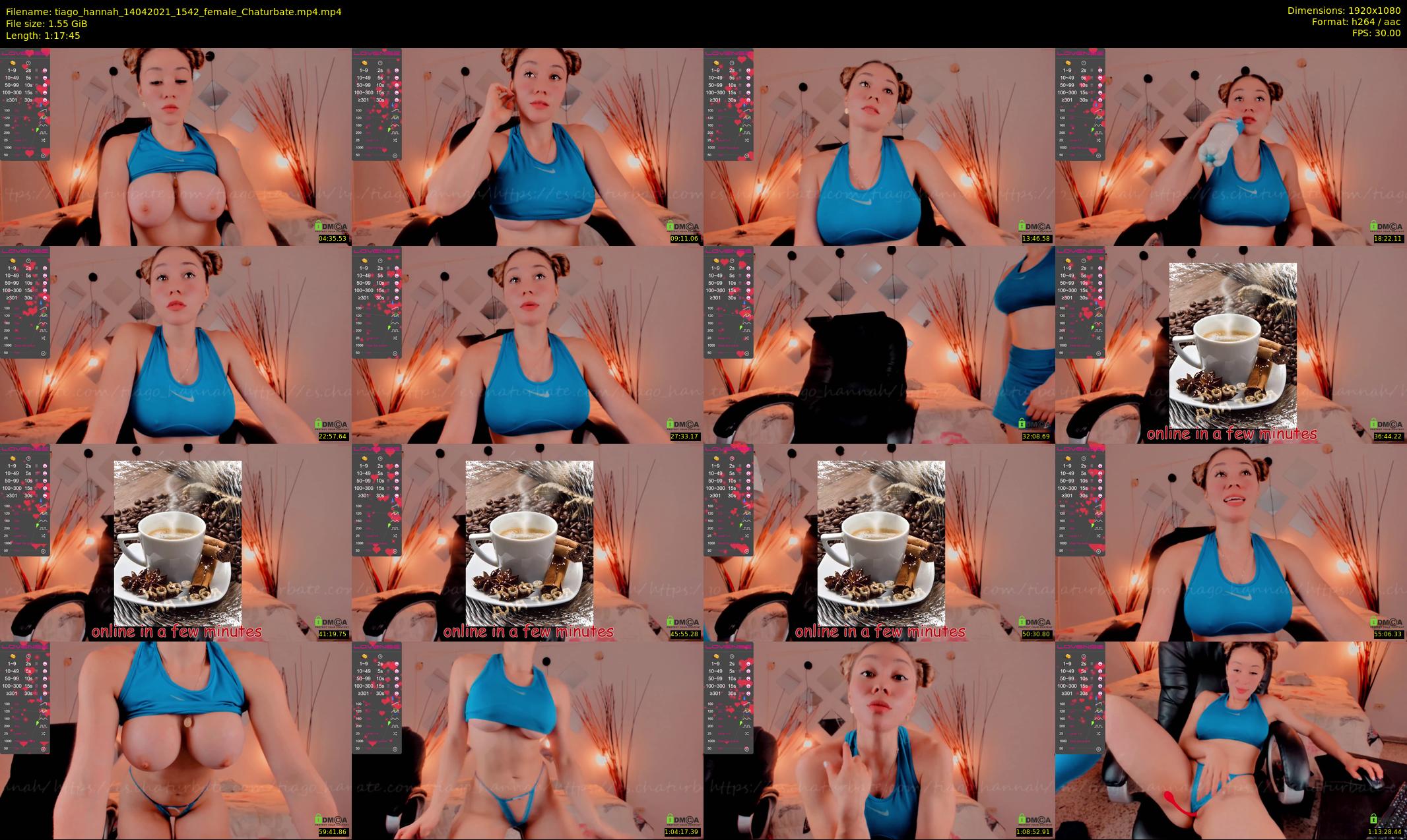 tiago_hannah — 78 minute Chaturbate couple cam show recording, 1080p, Apr 14, 2021