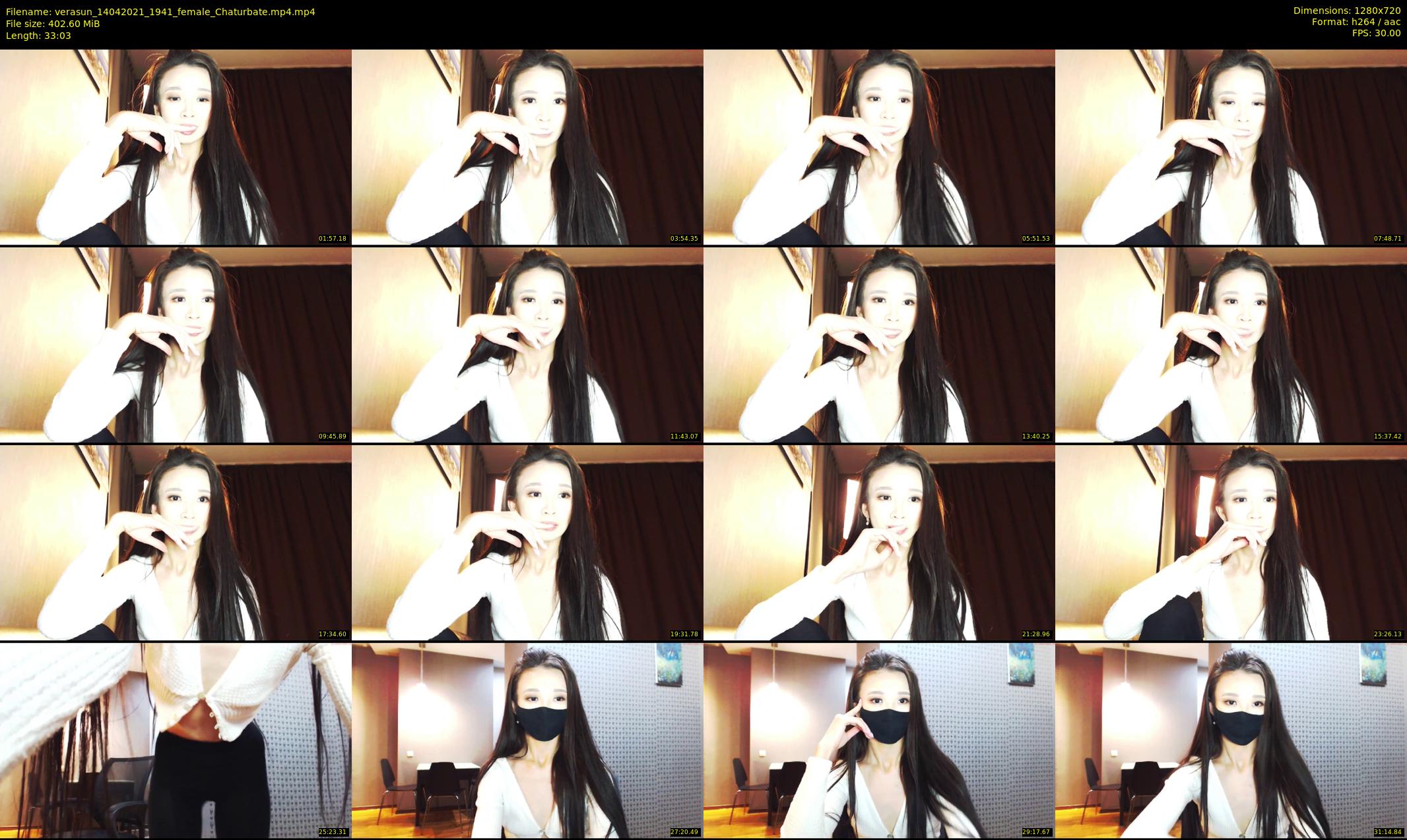 verasun — 34 minute Chaturbate female cam show recording, 720p, Apr 14, 2021