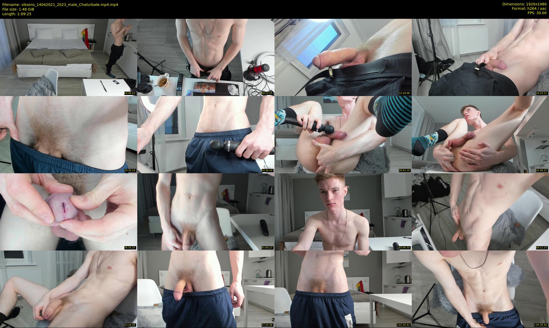 viksons — 70 minute Chaturbate male cam show recording, 1080p, Apr 14, 2021
