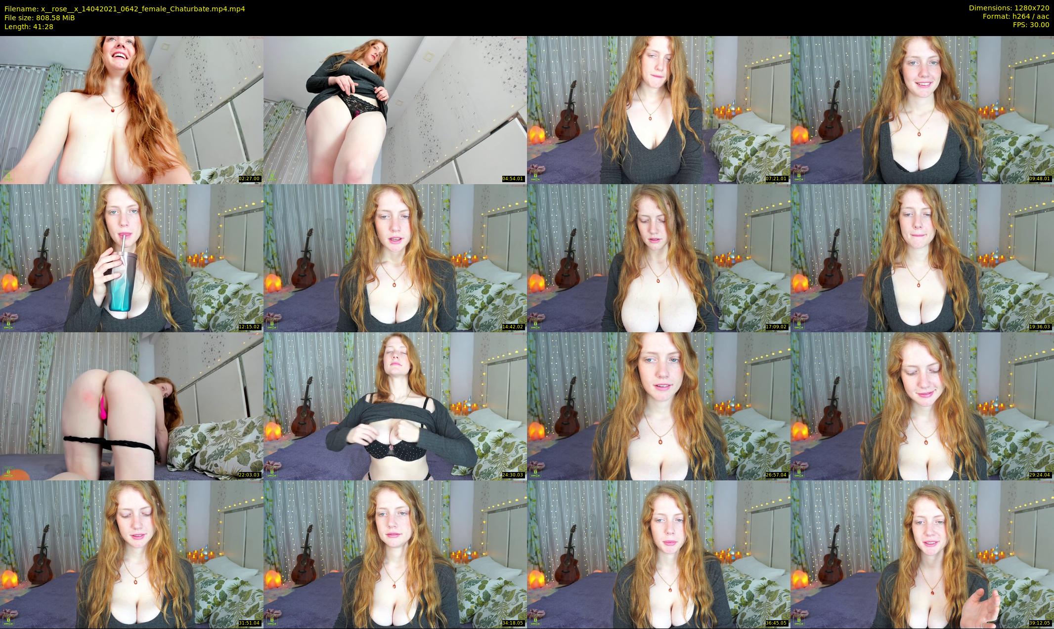 x__rose__x — 42 minute Chaturbate female cam show recording, 720p, Apr 14, 2021