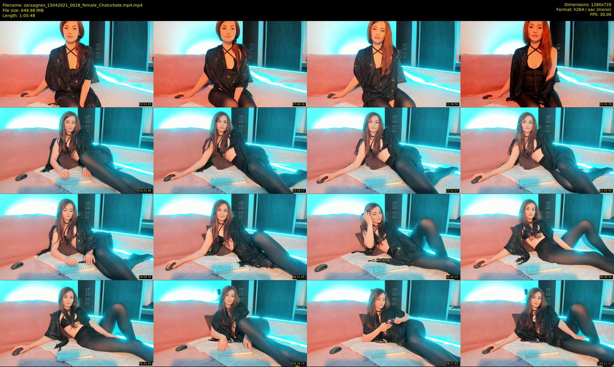 zaraagnes — 66 minute Chaturbate female cam show recording, 720p, Apr 15, 2021