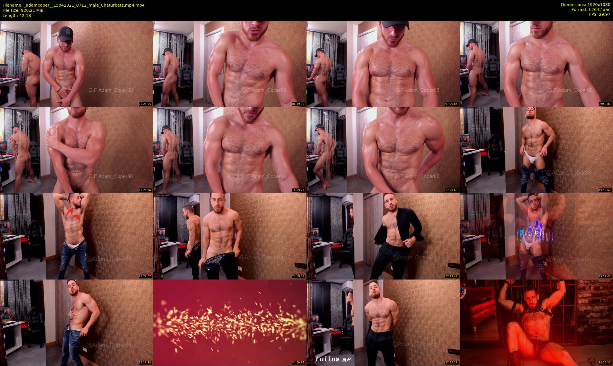 _adamcoper_ — 43 minute Chaturbate male cam show recording, 1080p, Apr 15, 2021