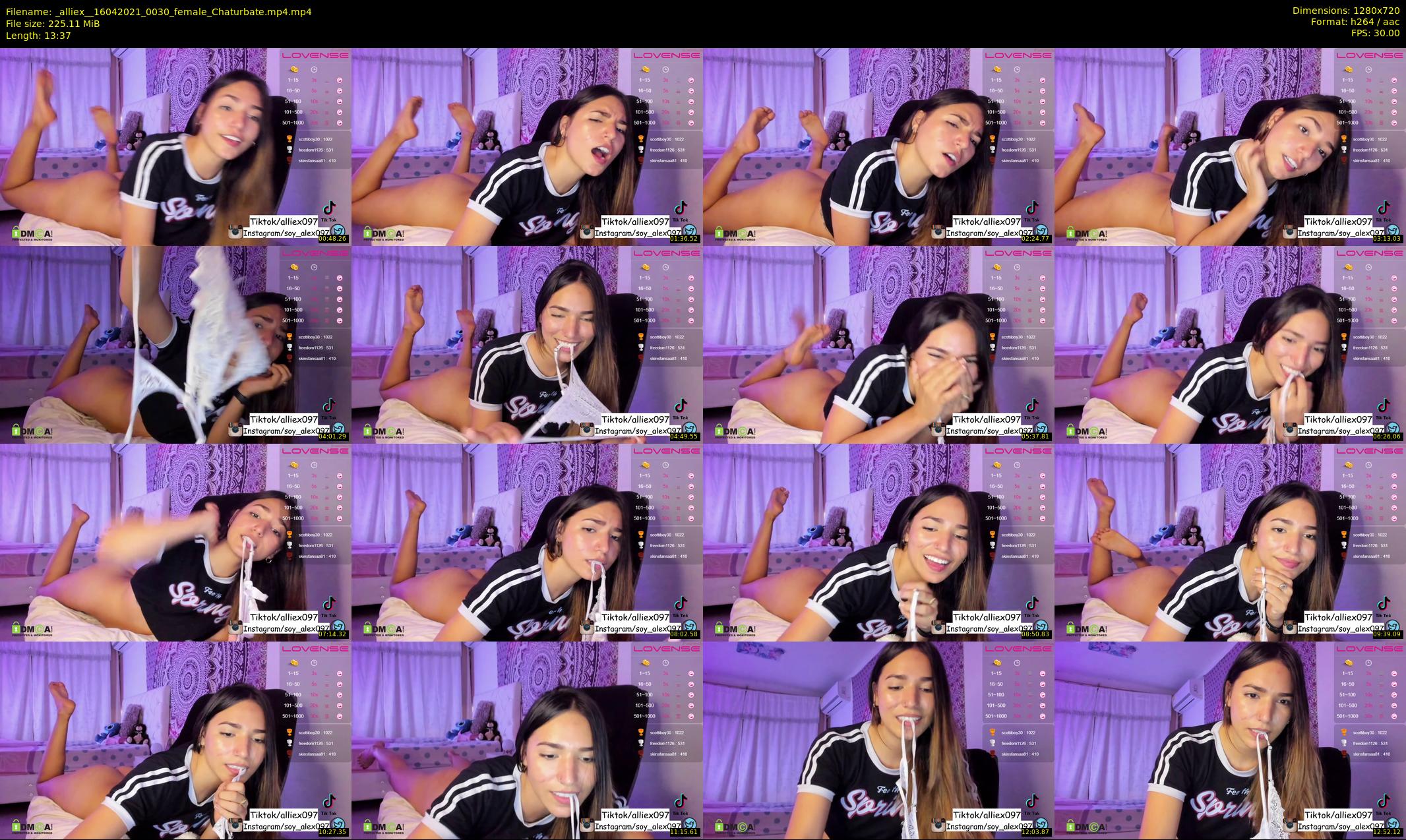 _alliex_ — 14 minute Chaturbate female cam show recording, 720p, Apr 16, 2021