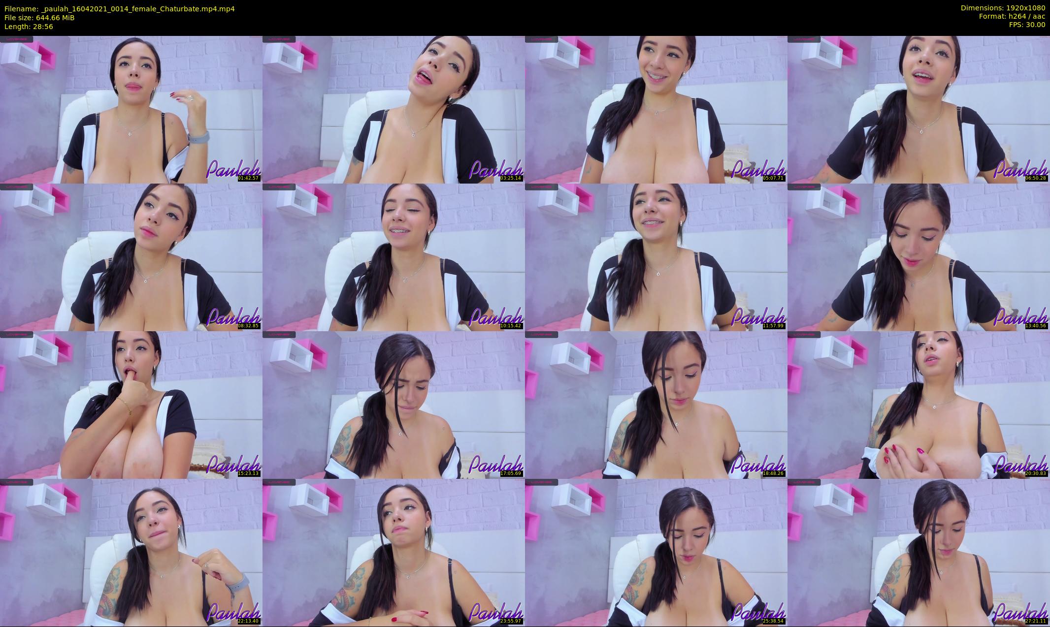 _paulah — 29 minute Chaturbate female cam show recording, 1080p, Apr 16, 2021