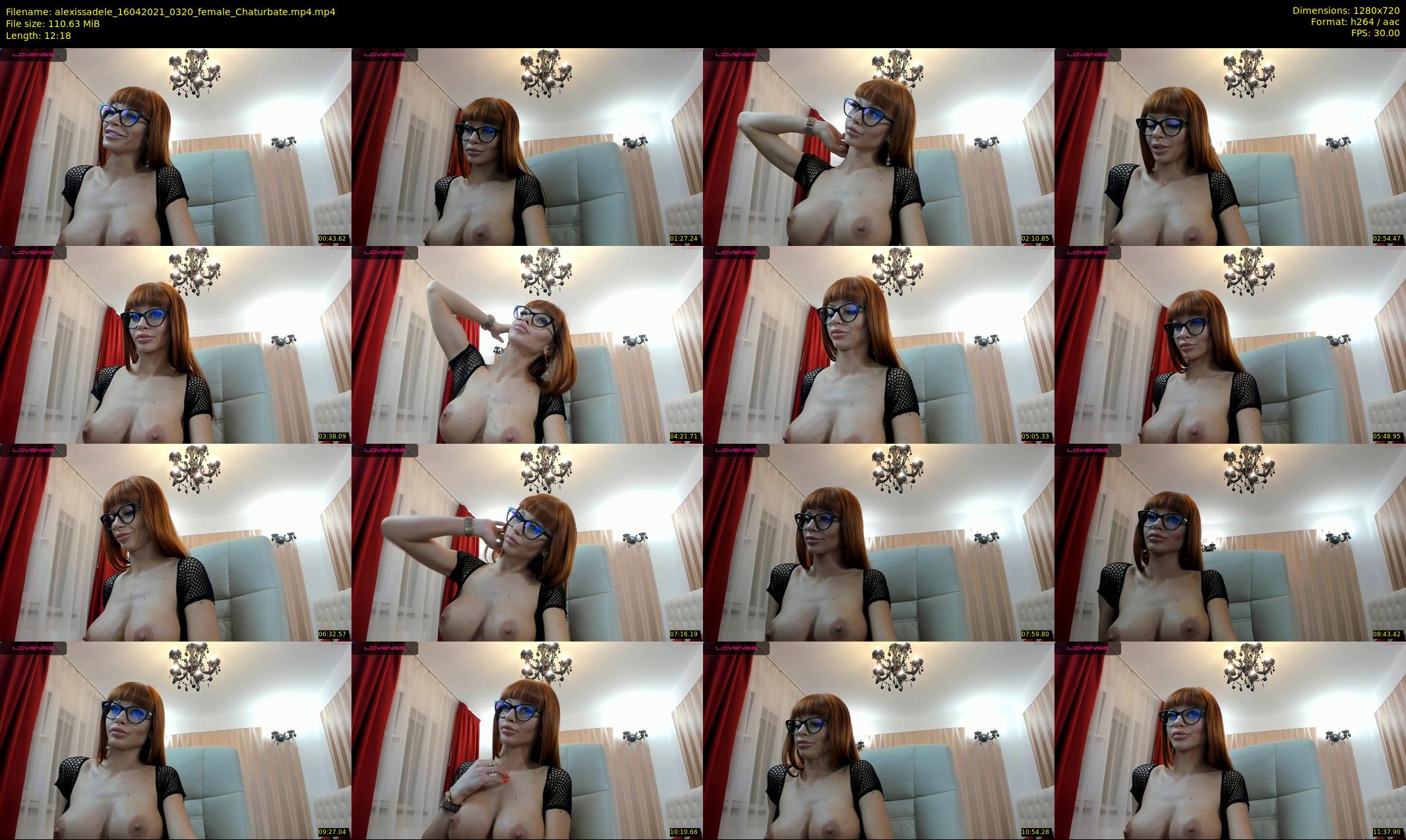 alexissadele — 13 minute Chaturbate female cam show recording, 720p, Apr 16, 2021