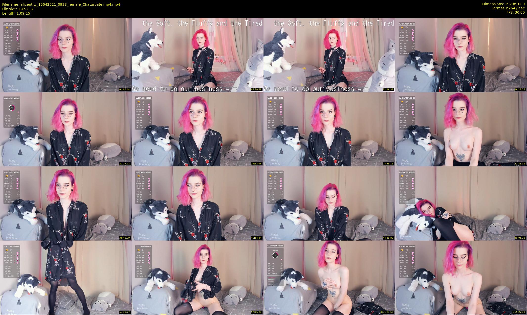 alicentity — 70 minute Chaturbate female cam show recording, 1080p, Apr 15, 2021
