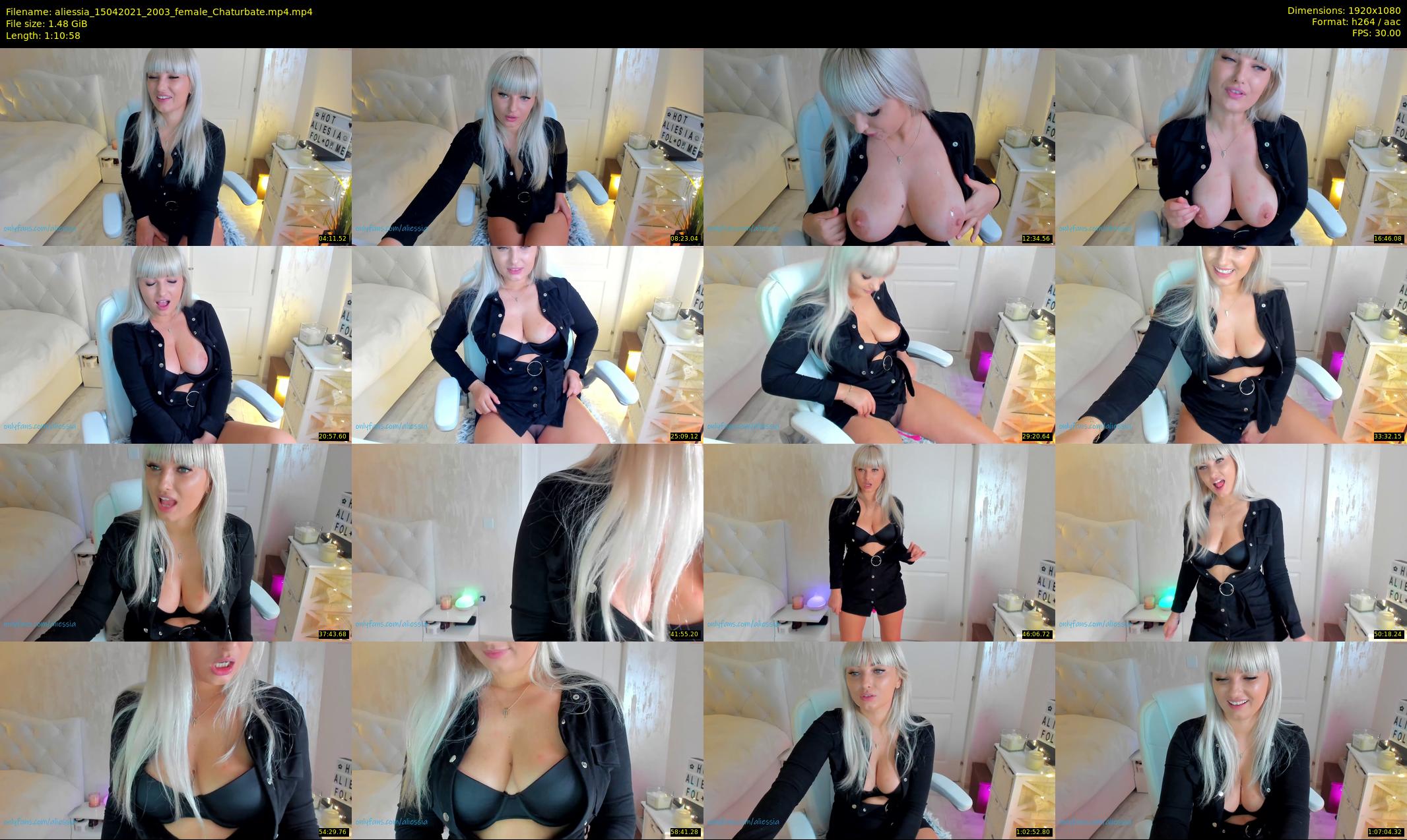 aliessia — 71 minute Chaturbate female cam show recording, 1080p, Apr 15, 2021