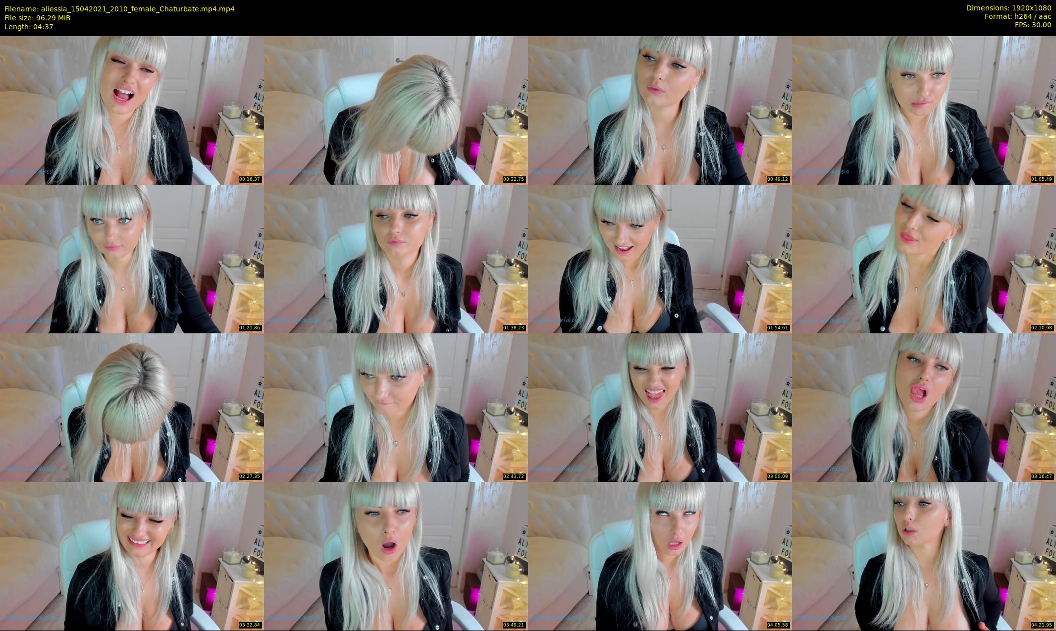 aliessia — 5 minute Chaturbate female cam show recording, 1080p, Apr 15, 2021