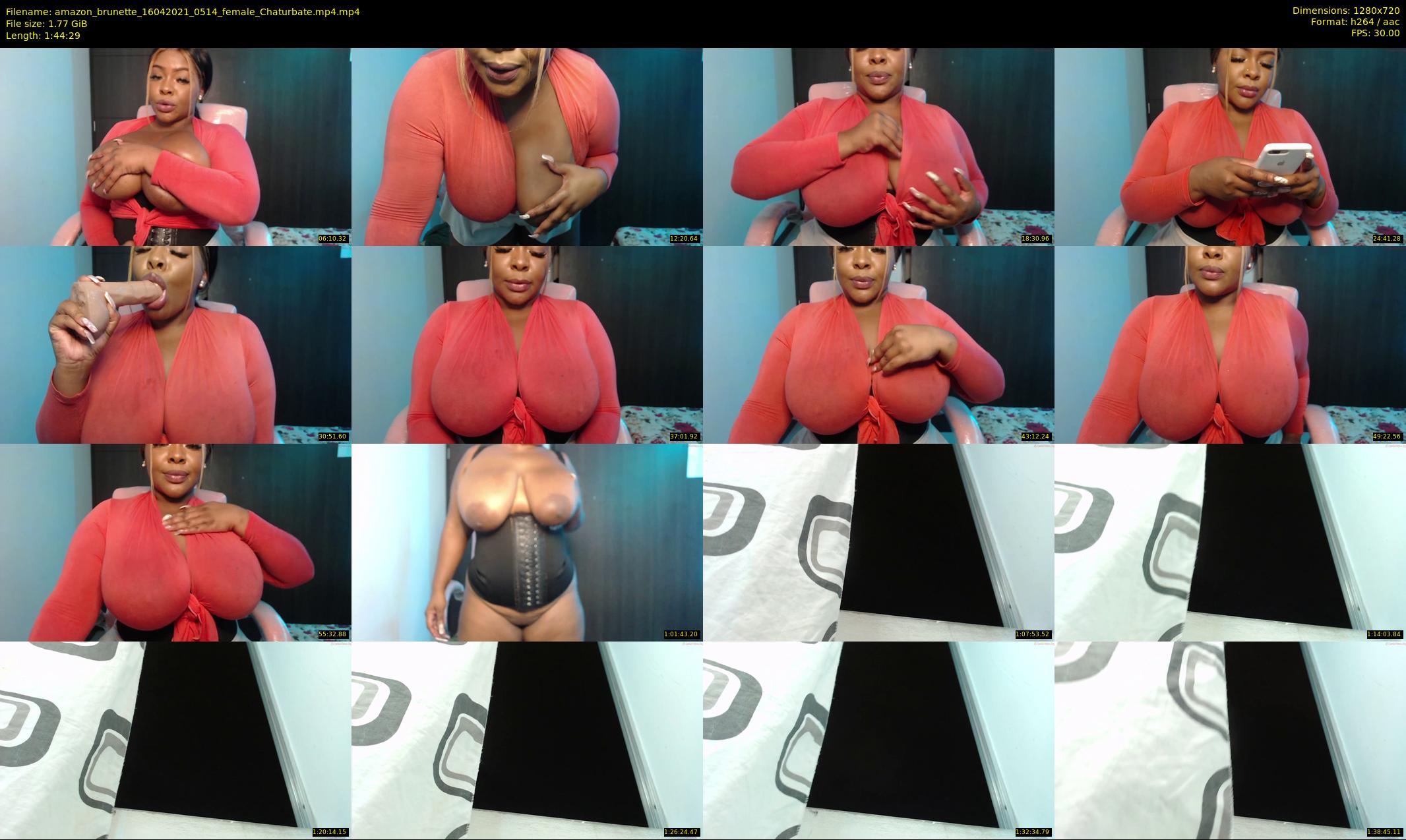 amazon_brunette — 105 minute Chaturbate female cam show recording, 720p, Apr 16, 2021