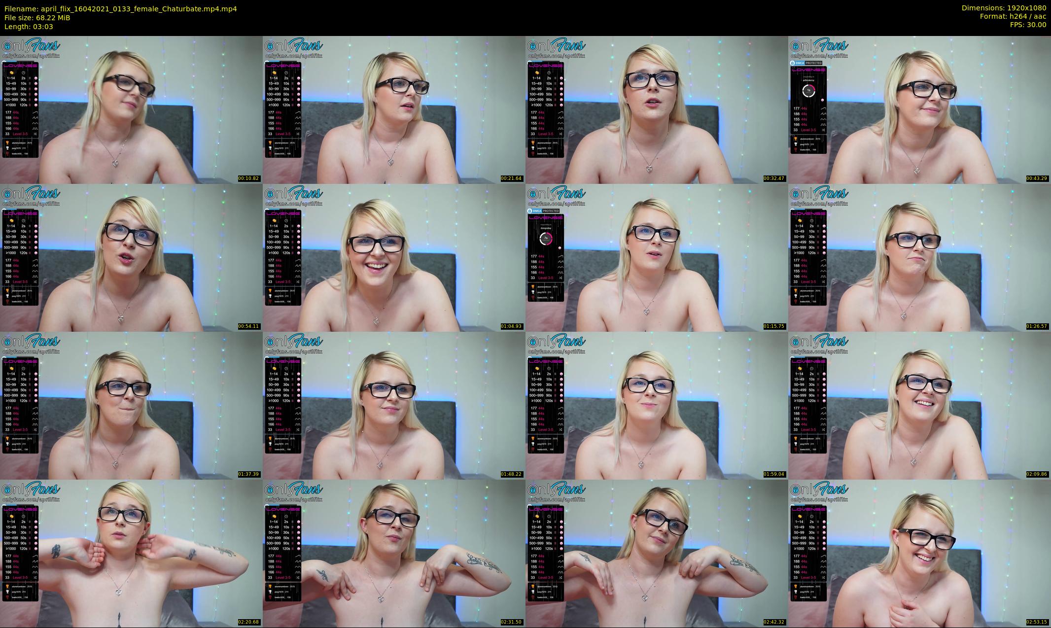 april_flix — 4 minute Chaturbate female cam show recording, 1080p, Apr 16, 2021