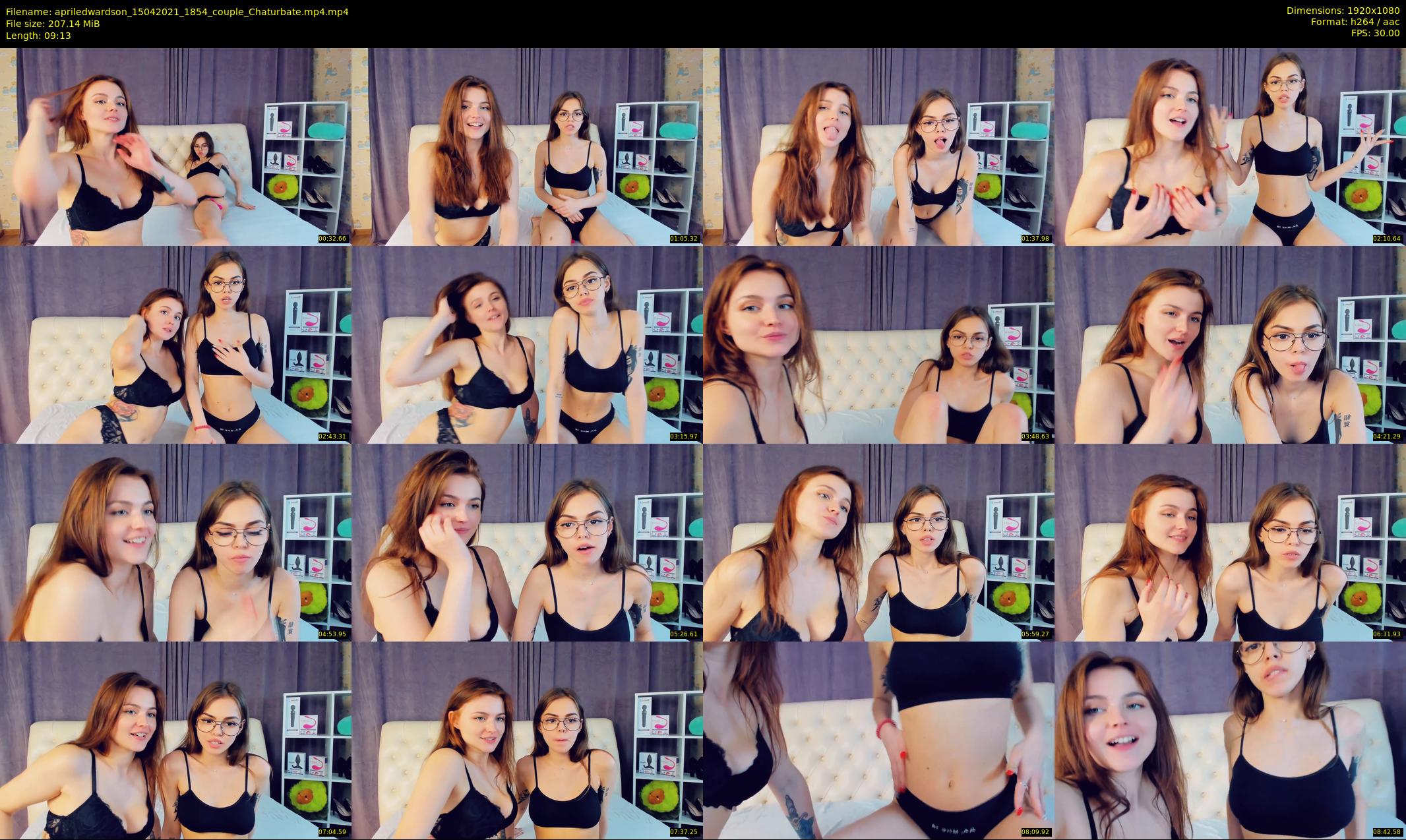 apriledwardson — 10 minute Chaturbate couple cam show recording, 1080p, Apr 15, 2021
