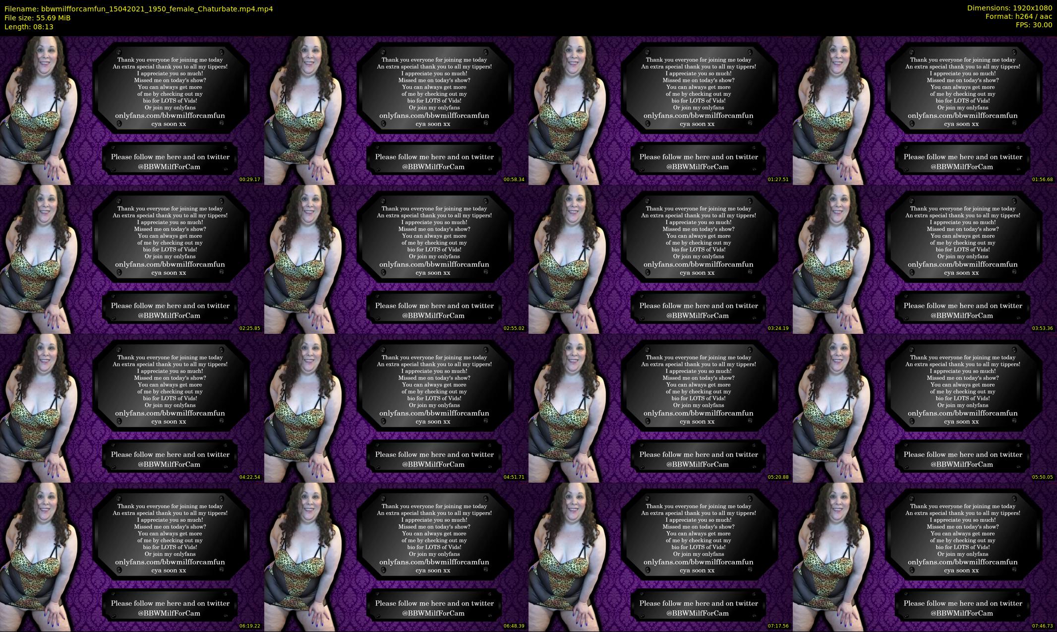 bbwmilfforcamfun — 9 minute Chaturbate female cam show recording, 1080p, Apr 15, 2021