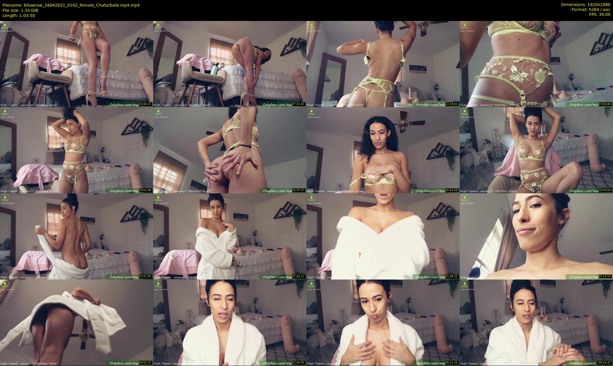 blissense — 64 minute Chaturbate female cam show recording, 1080p, Apr 16, 2021