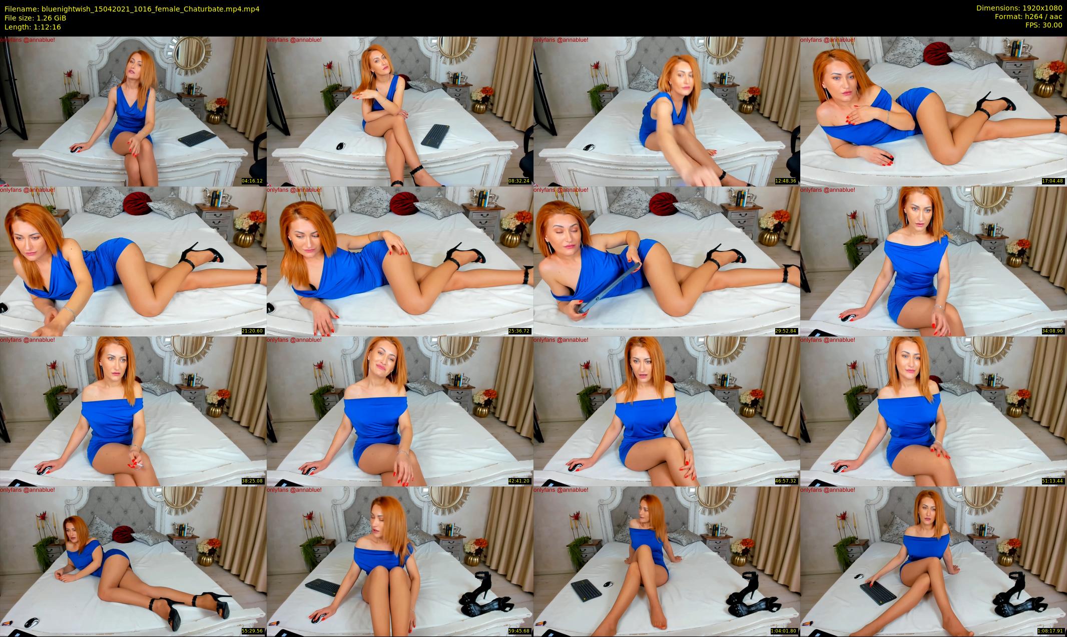 bluenightwish — 73 minute Chaturbate female cam show recording, 1080p, Apr 15, 2021