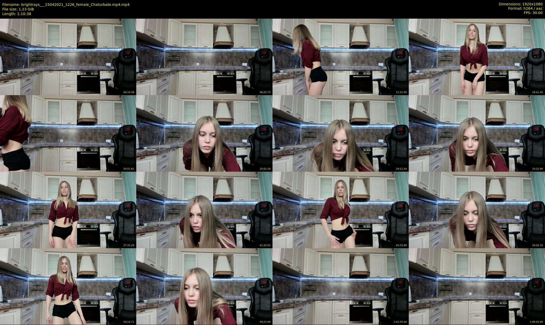 brightrays__ — 71 minute Chaturbate female cam show recording, 1080p, Apr 15, 2021