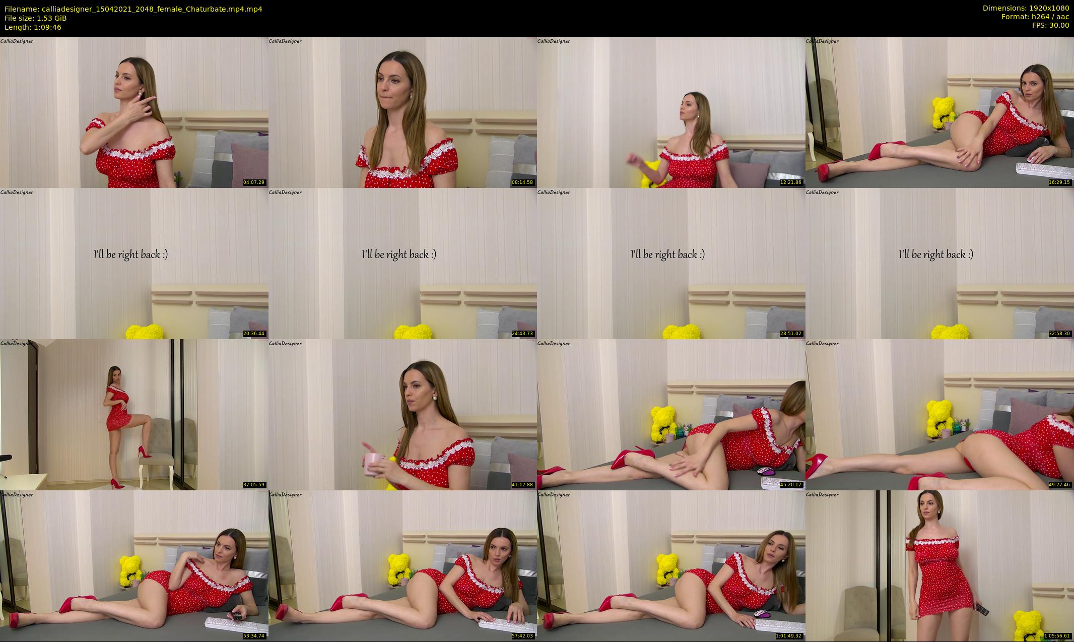 calliadesigner — 70 minute Chaturbate female cam show recording, 1080p, Apr 15, 2021